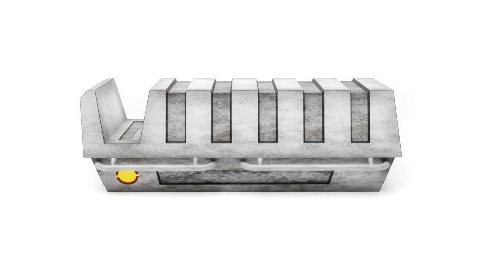 Republic Crate 1-6 scale Hottoys 3D print model_4