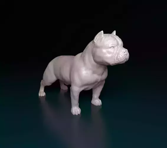 American Bully  3D print model