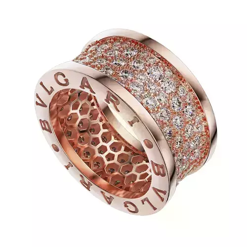Bzero1 diamond   pave ring