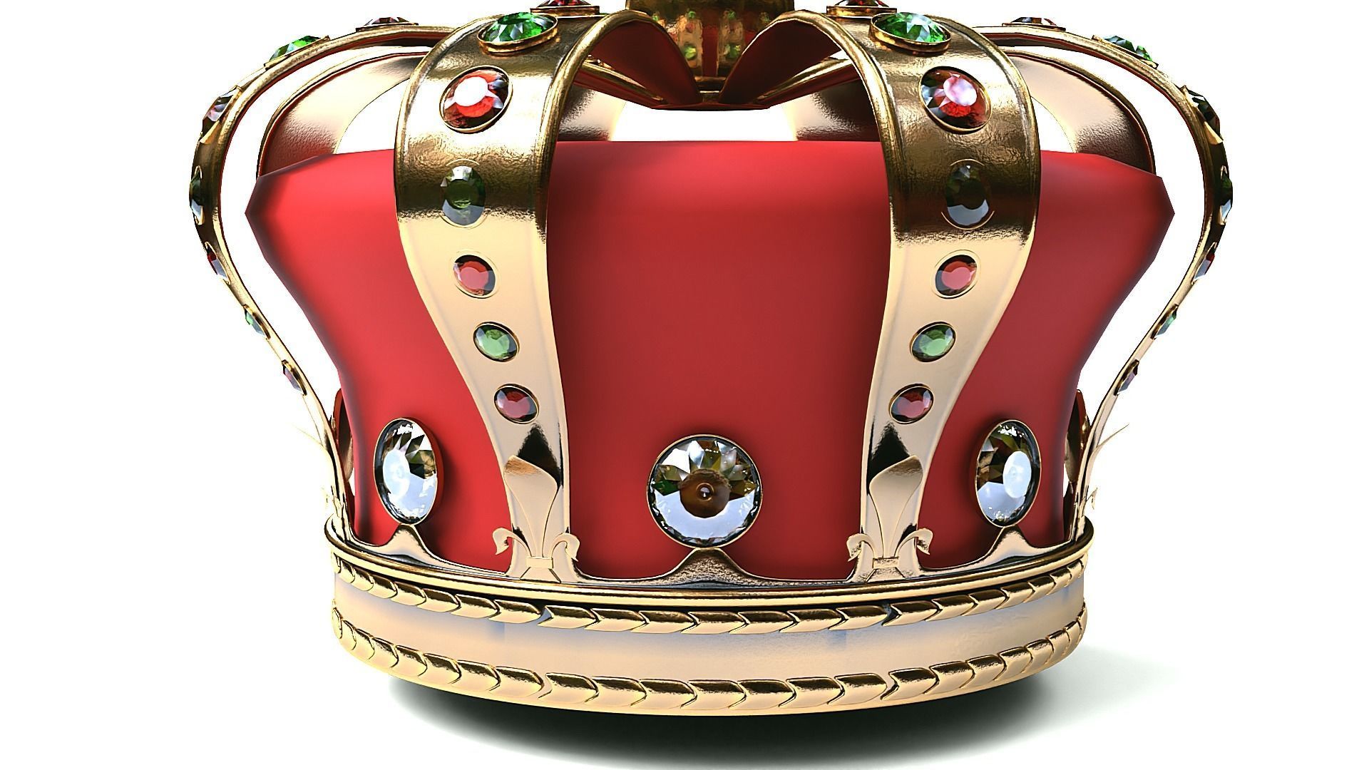 Royal crown 3D model_5