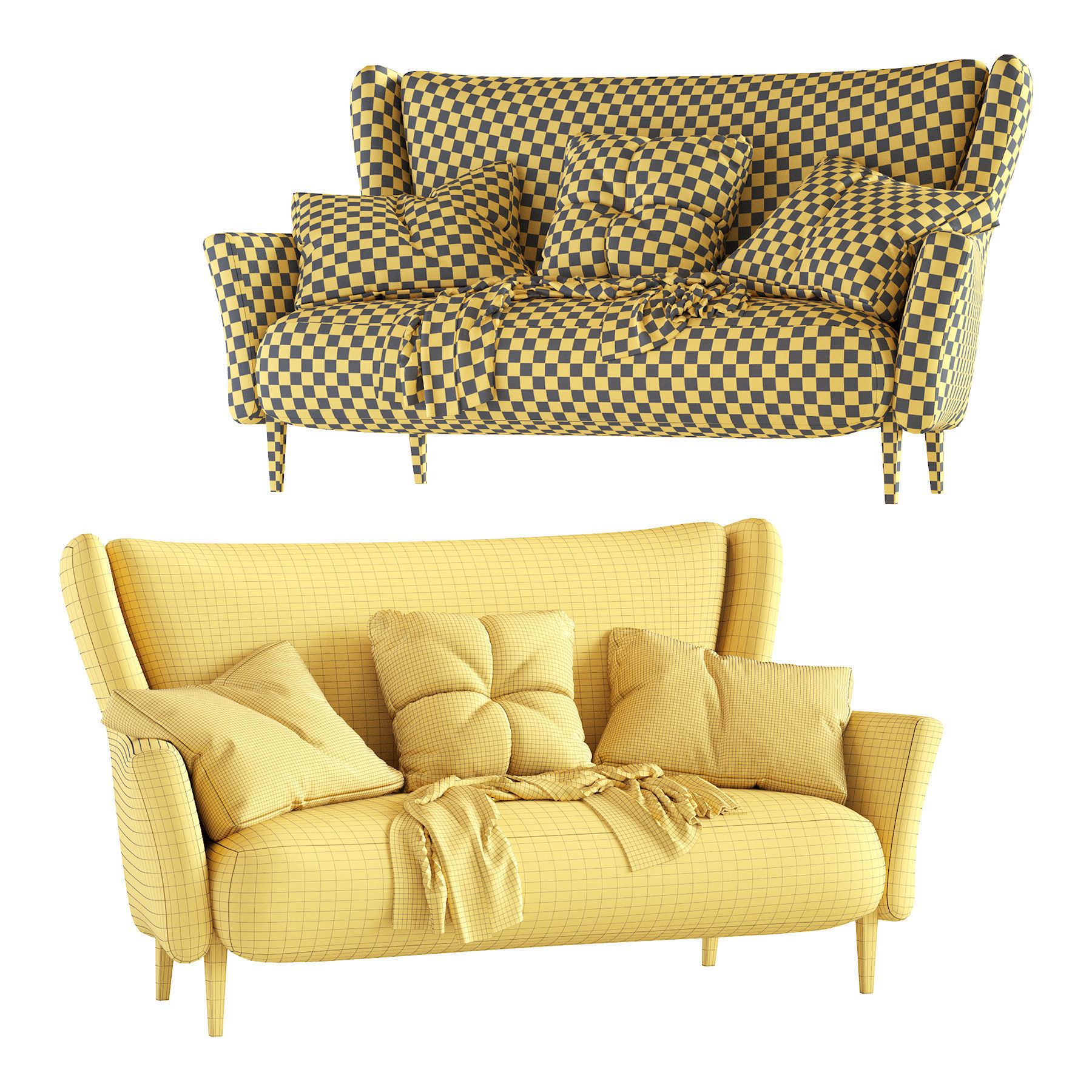 Sofa Clara 3D model_4