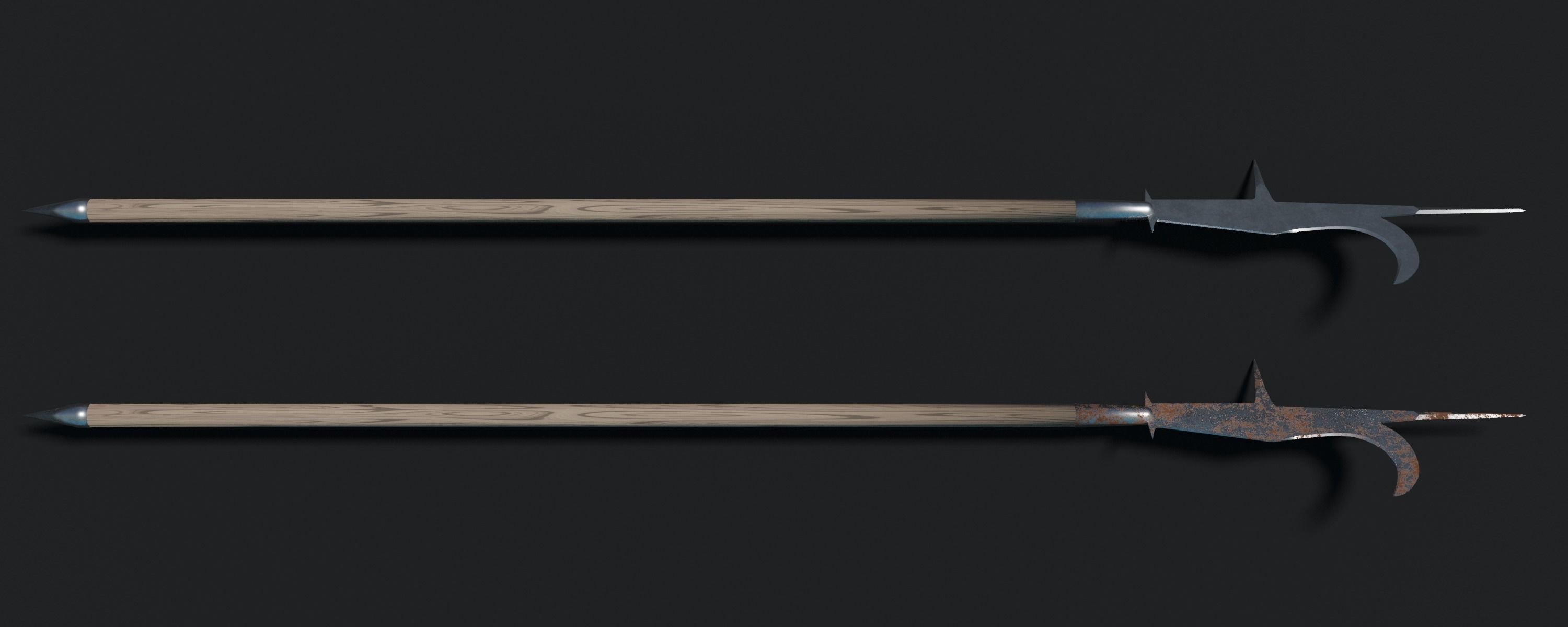 Ancient and Medieval Polearms 3D Model Collection_2