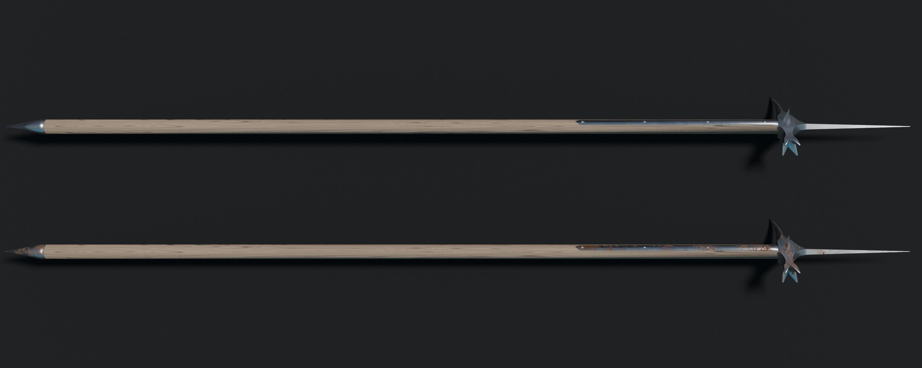 Ancient and Medieval Polearms 3D Model Collection_23