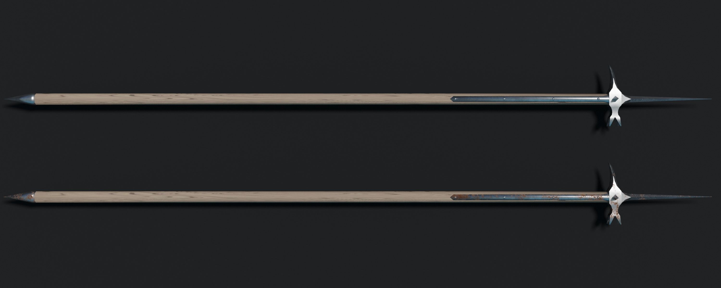 Ancient and Medieval Polearms 3D Model Collection_22