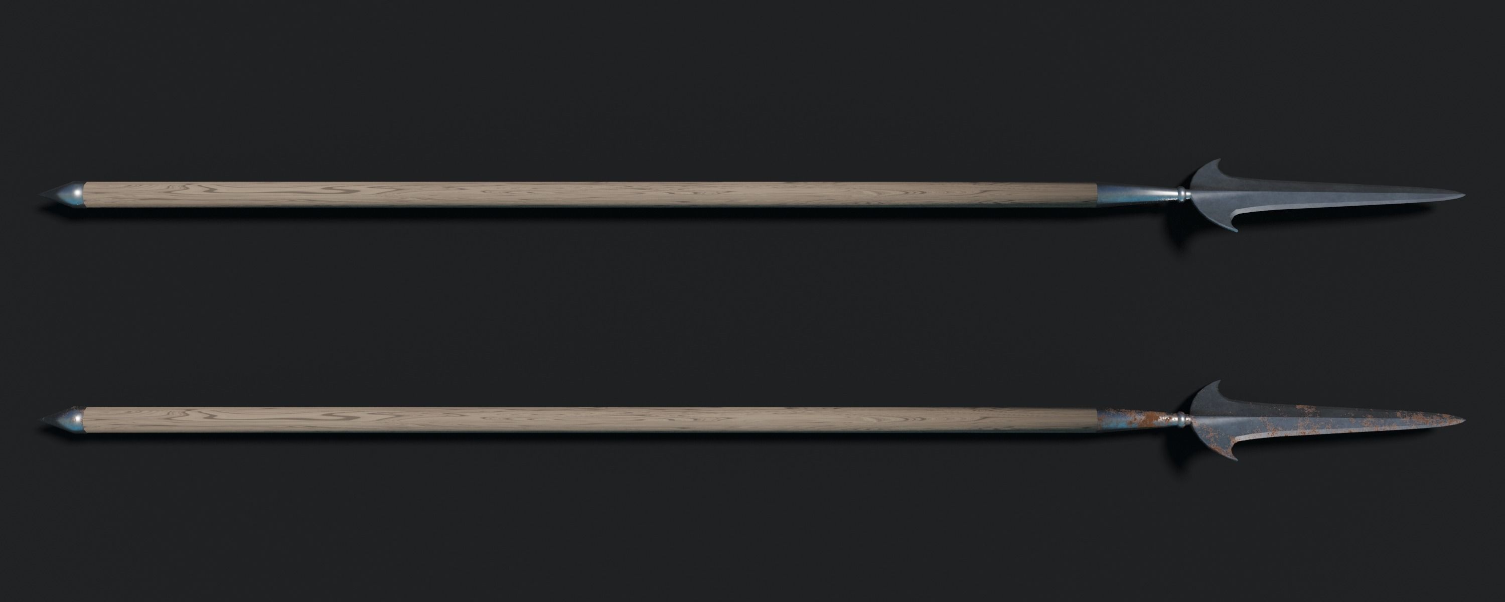 Ancient and Medieval Polearms 3D Model Collection_26