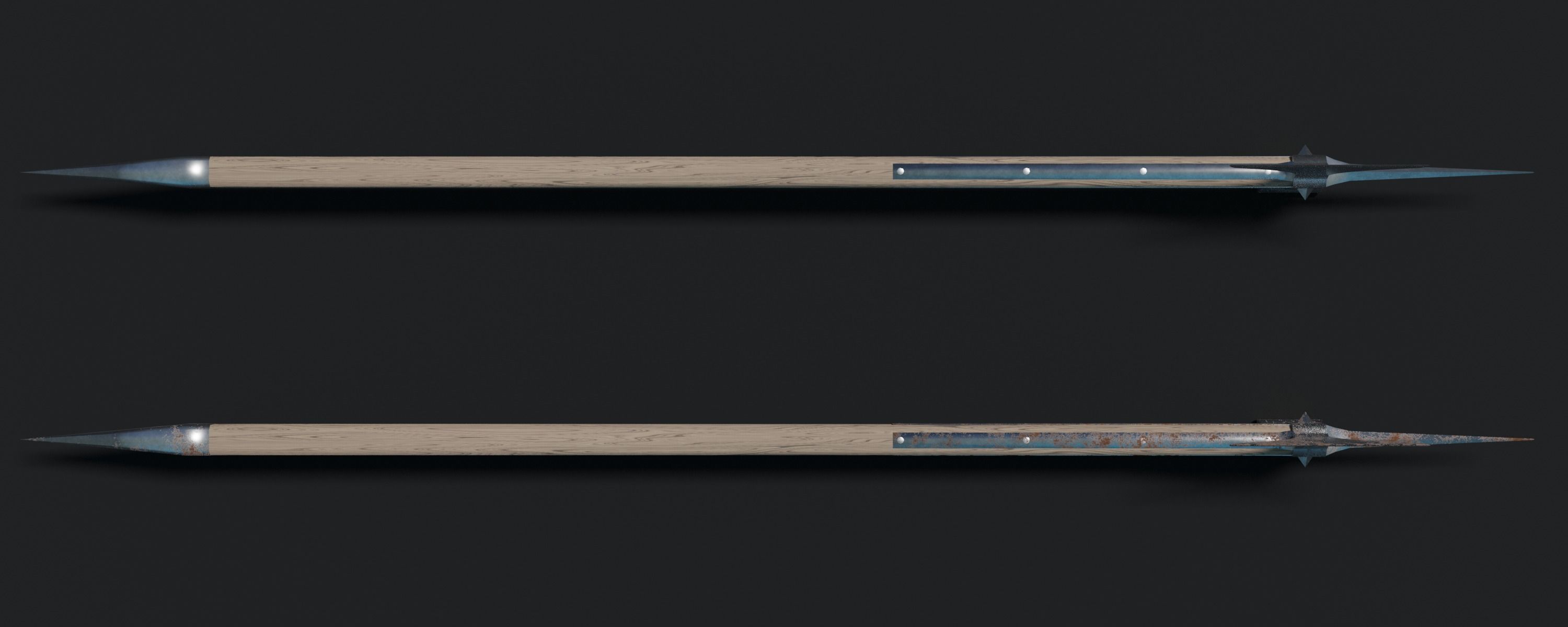 Ancient and Medieval Polearms 3D Model Collection_33