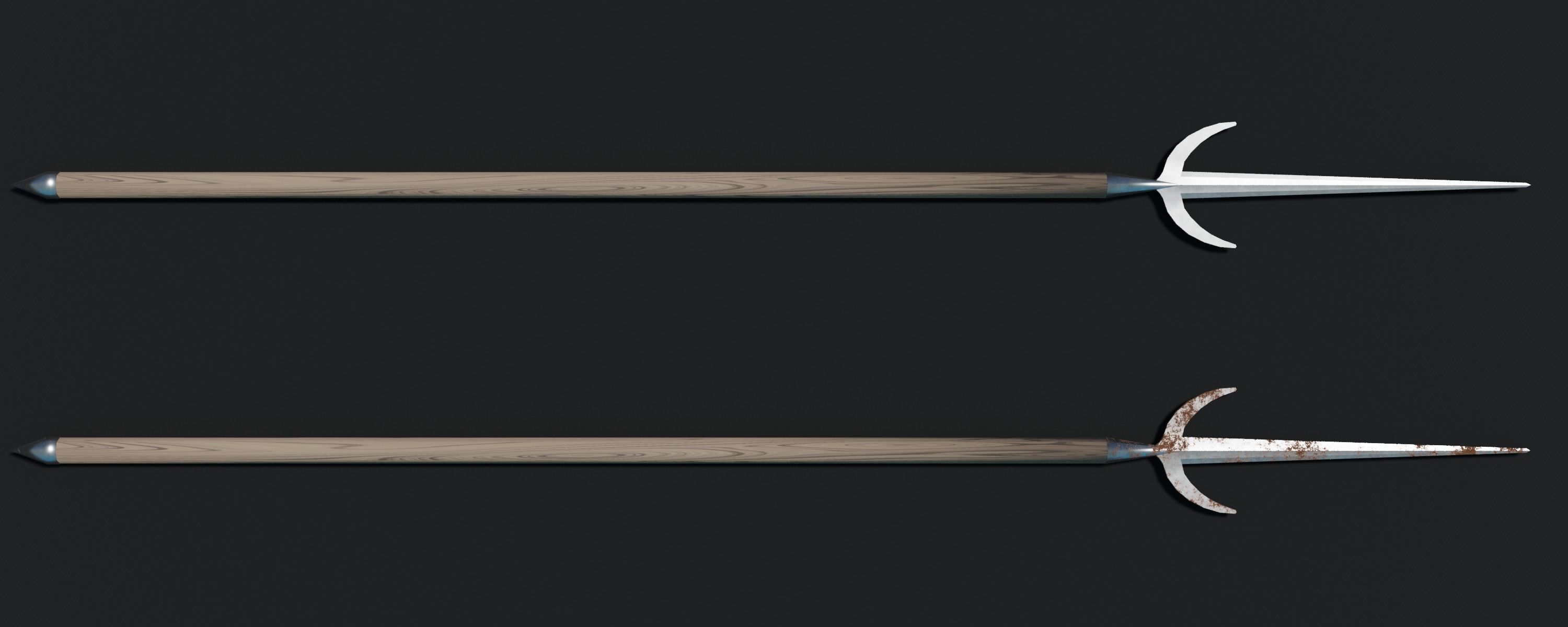 Ancient and Medieval Polearms 3D Model Collection_34