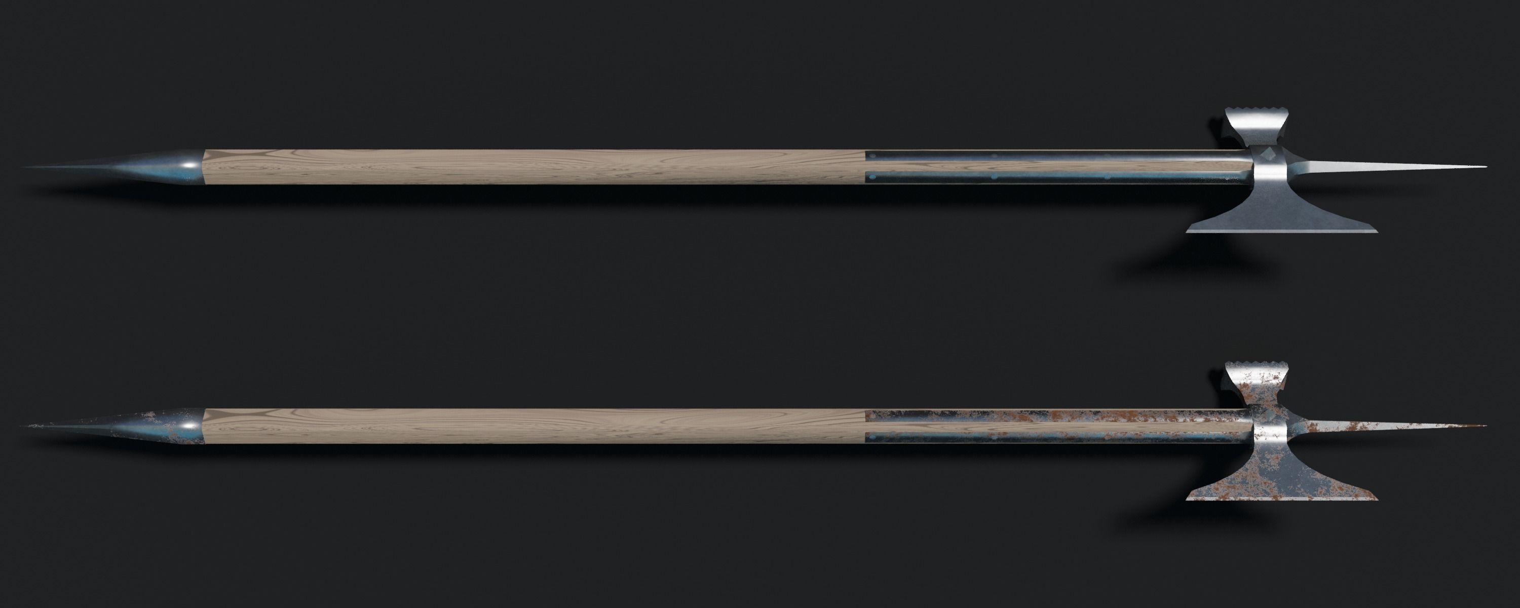 Ancient and Medieval Polearms 3D Model Collection_32