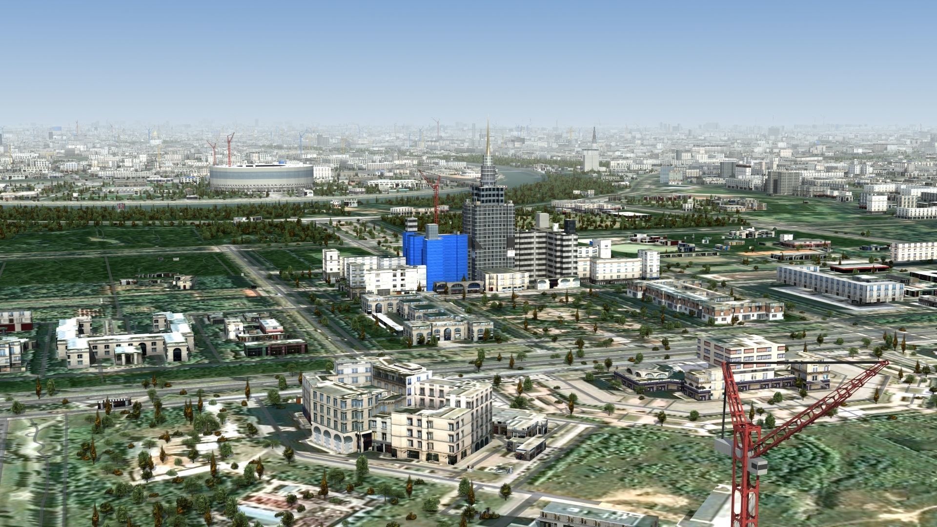 Moscow City Russia Low-poly 3D model_16
