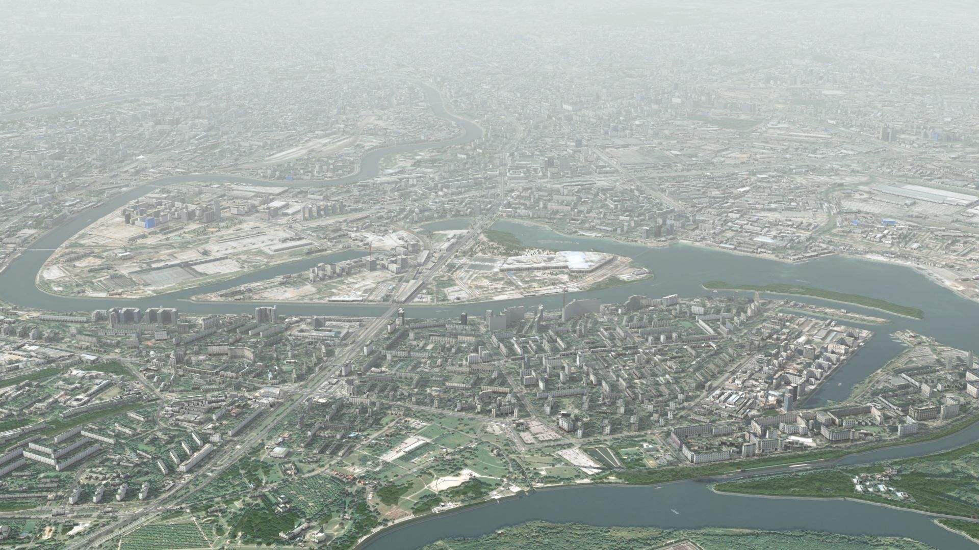 Moscow City Russia Low-poly 3D model_24