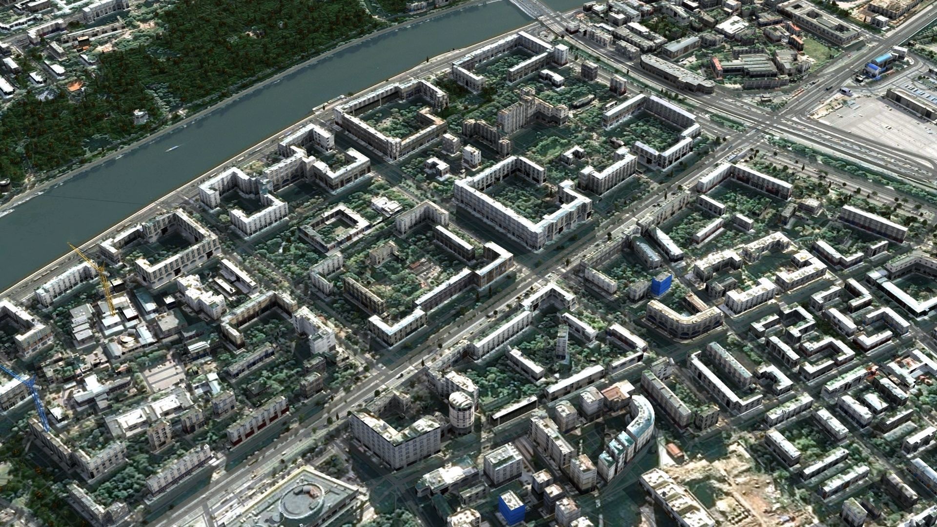 Moscow City Russia Low-poly 3D model_17