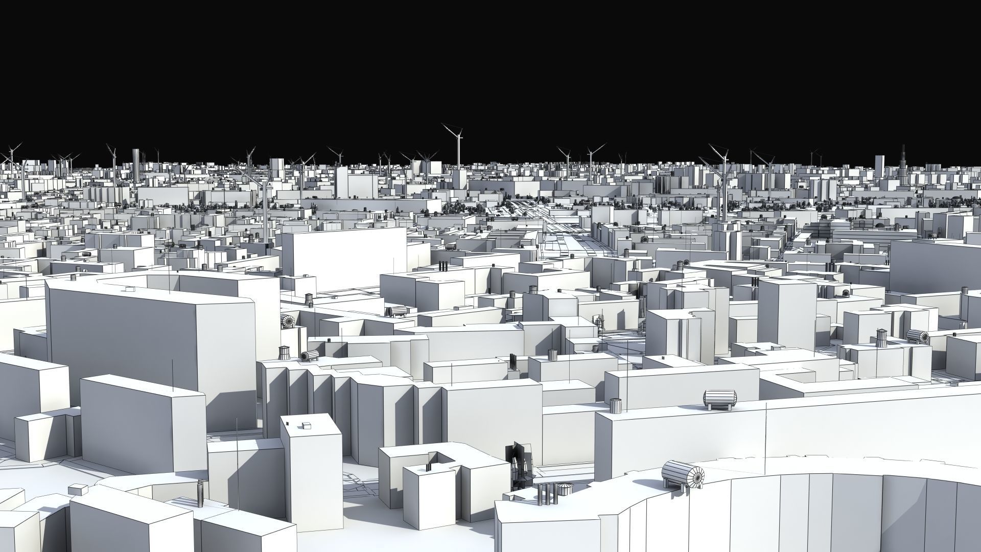 Moscow City Russia Low-poly 3D model_43