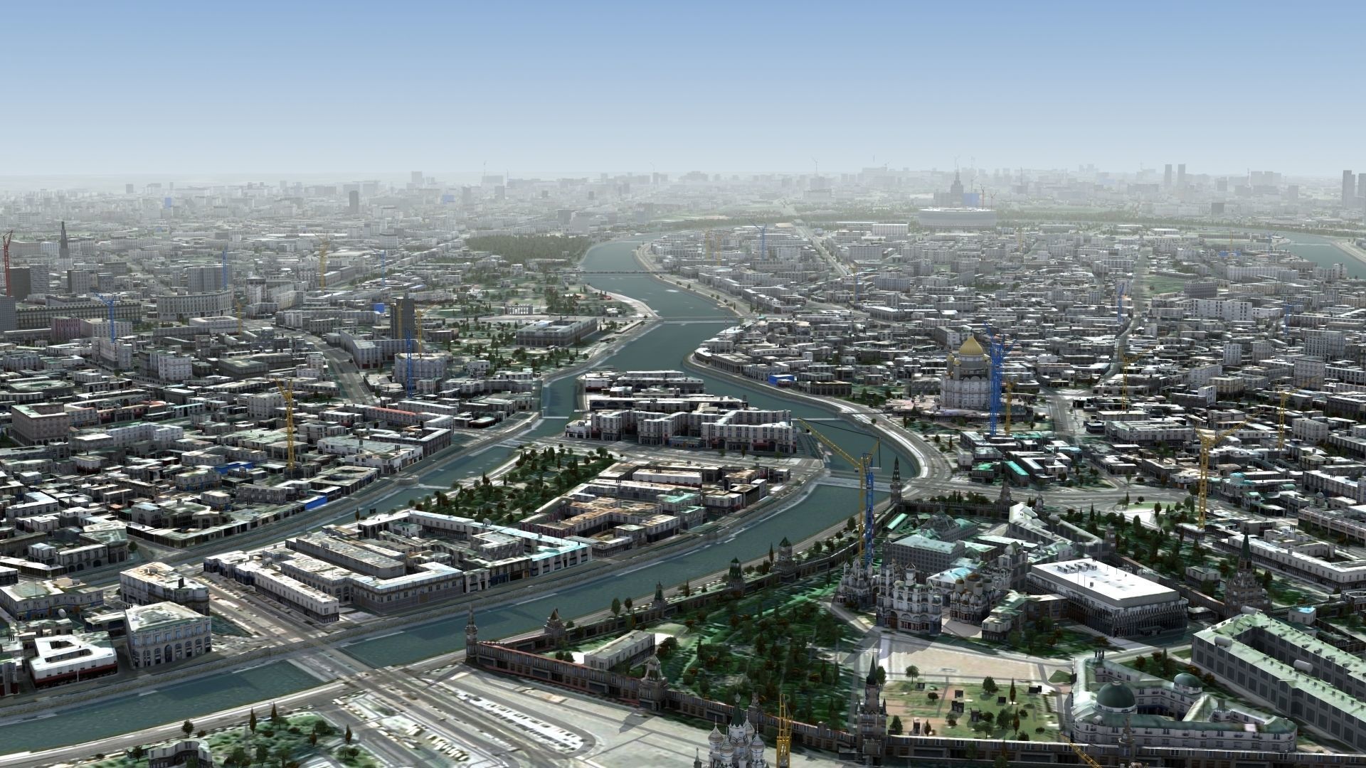 Moscow City Russia Low-poly 3D model_21