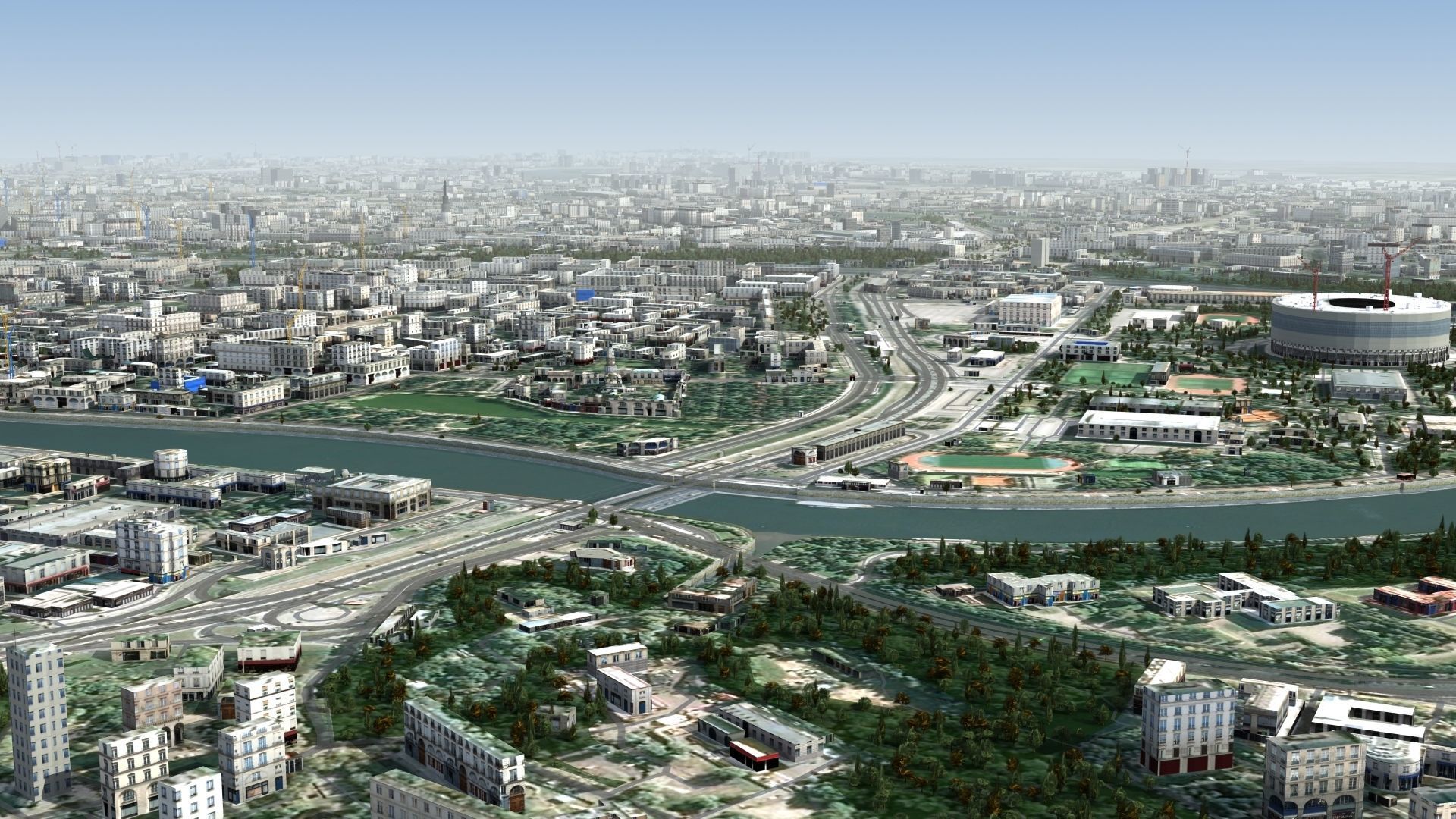 Moscow City Russia Low-poly 3D model_22