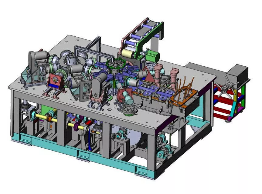 hight speed papercup forming maschine 3D model