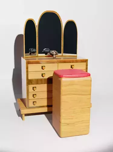 Dresser Set 3d modle