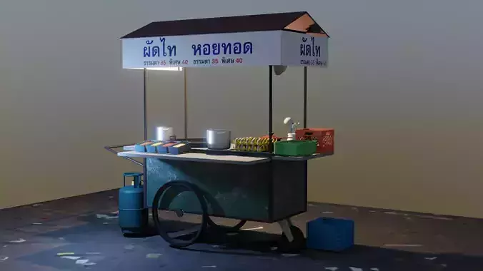 Padthai-Street-Shop food cart