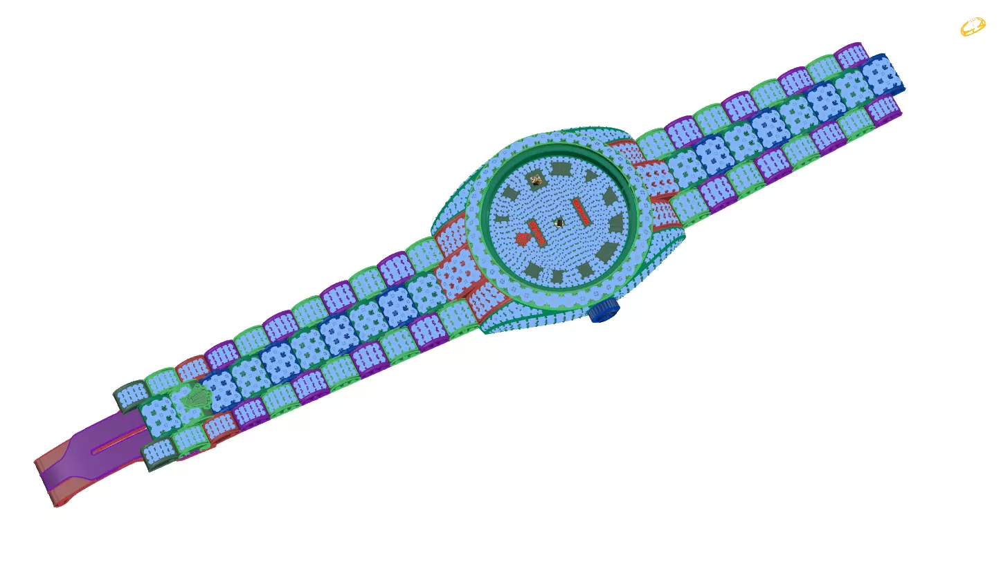 watch colorful 3D print model_0