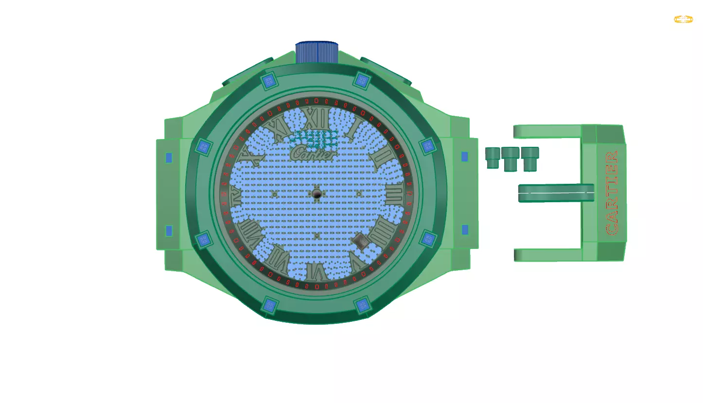 watch audemars piguet royal oak offshore 3D print model_0