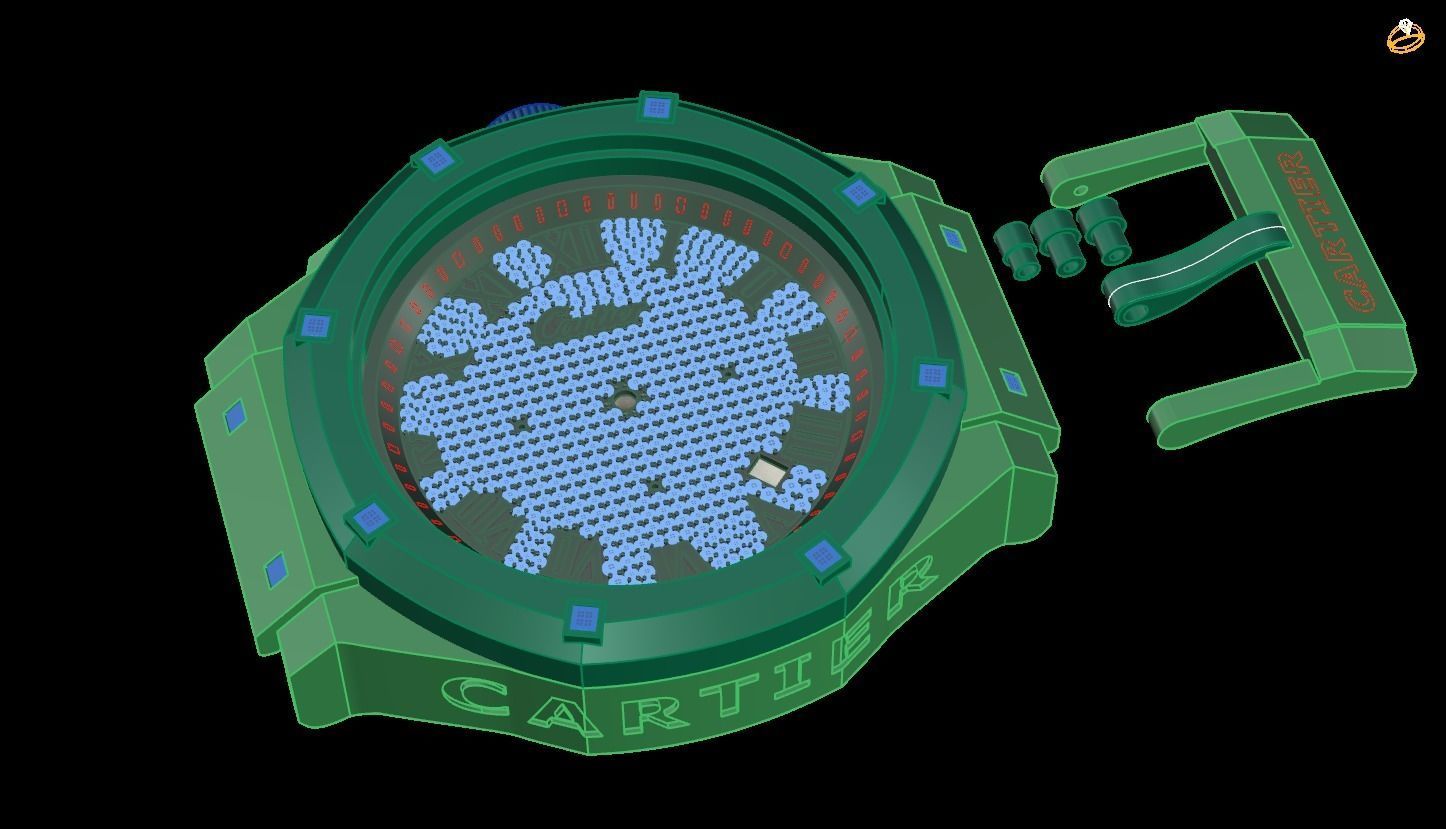 watch audemars piguet royal oak offshore 3D print model_1