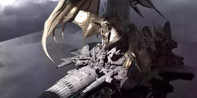 Lilith Temple structures 3D model