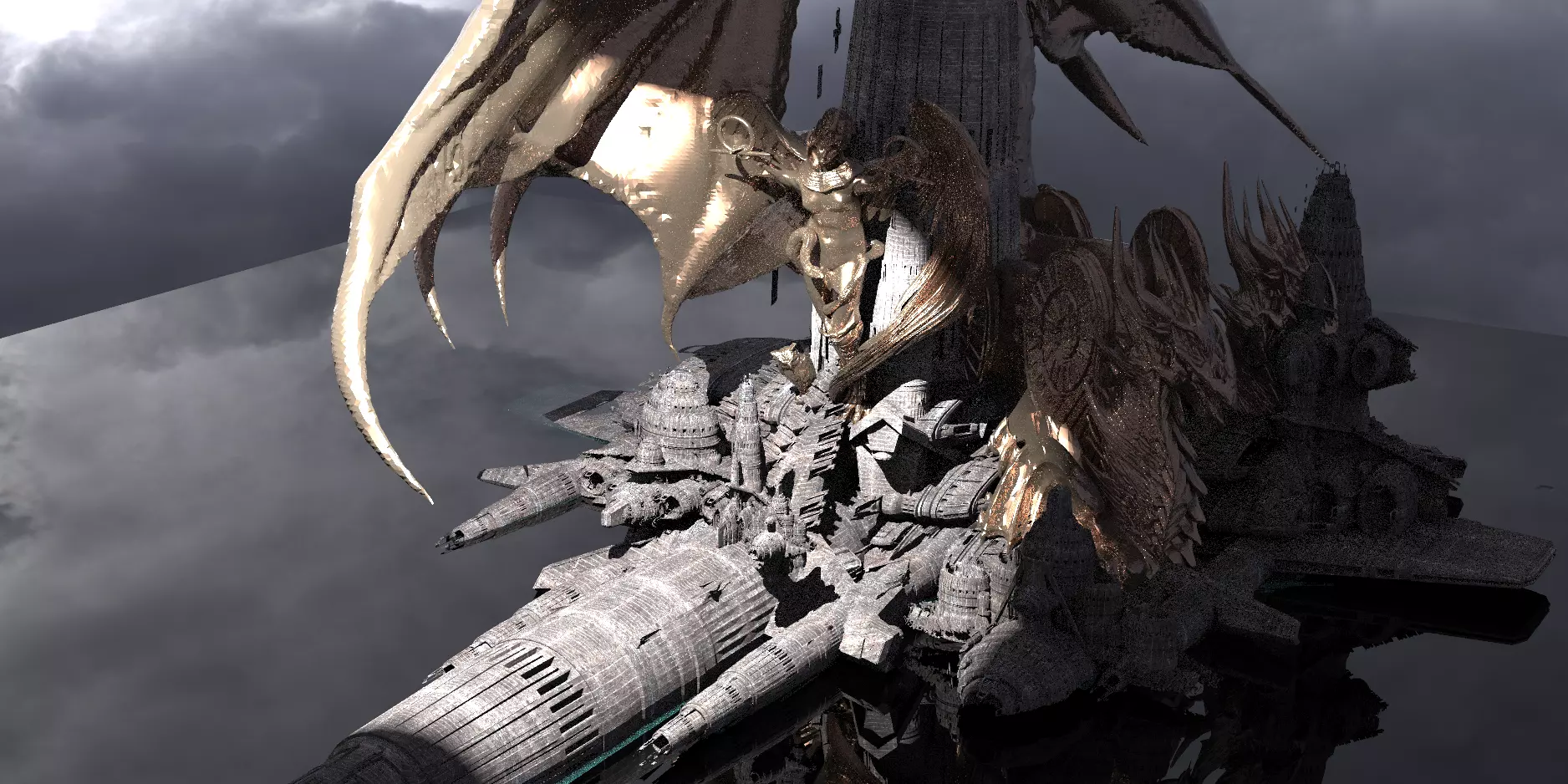Lilith Temple structures 3D model