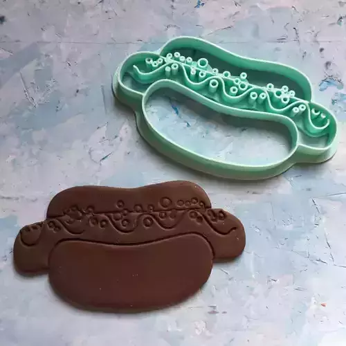 Hot Dog Cookie Cutter  3D print model