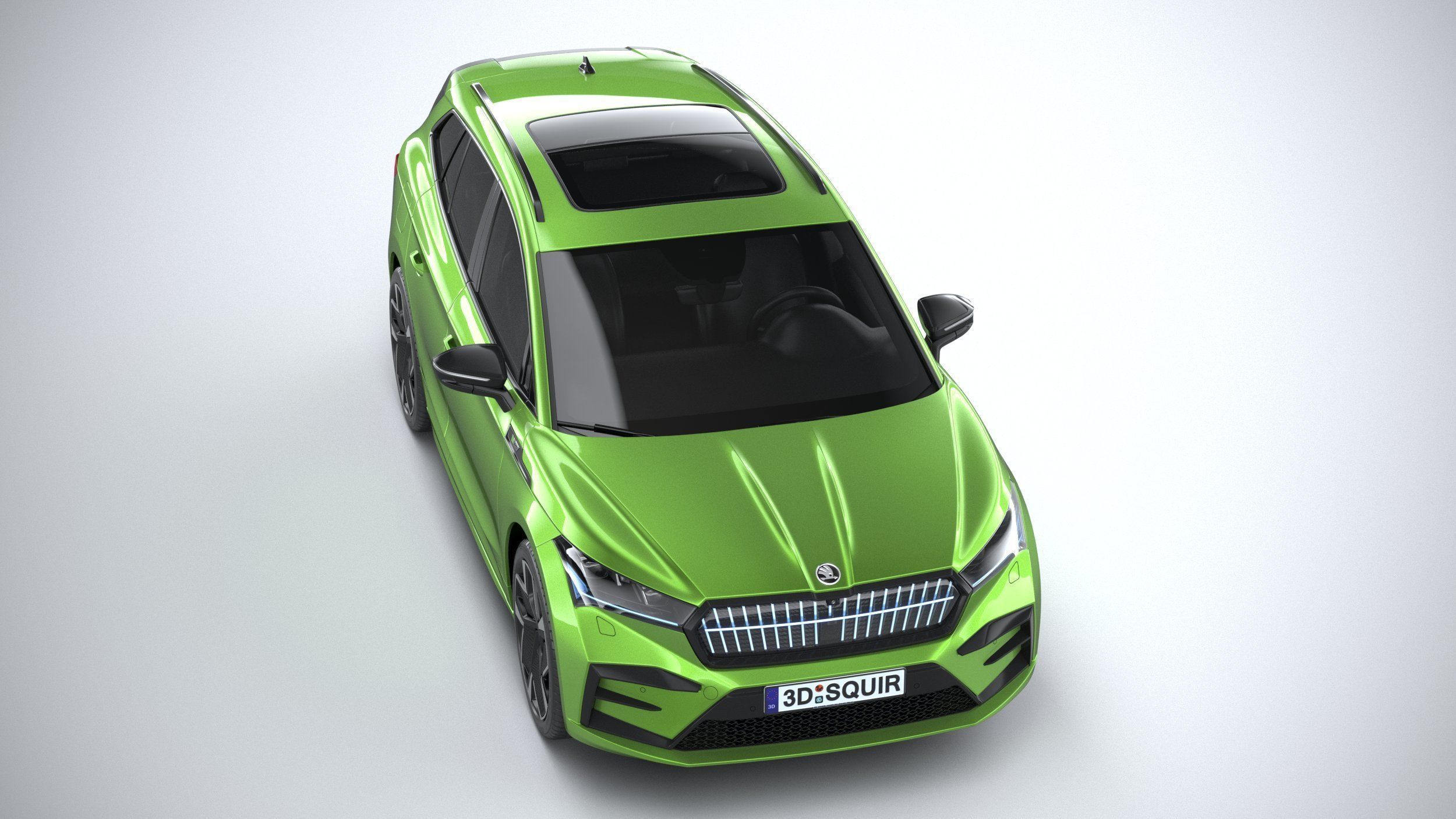 Skoda Enyaq RS 2022 3D model_12