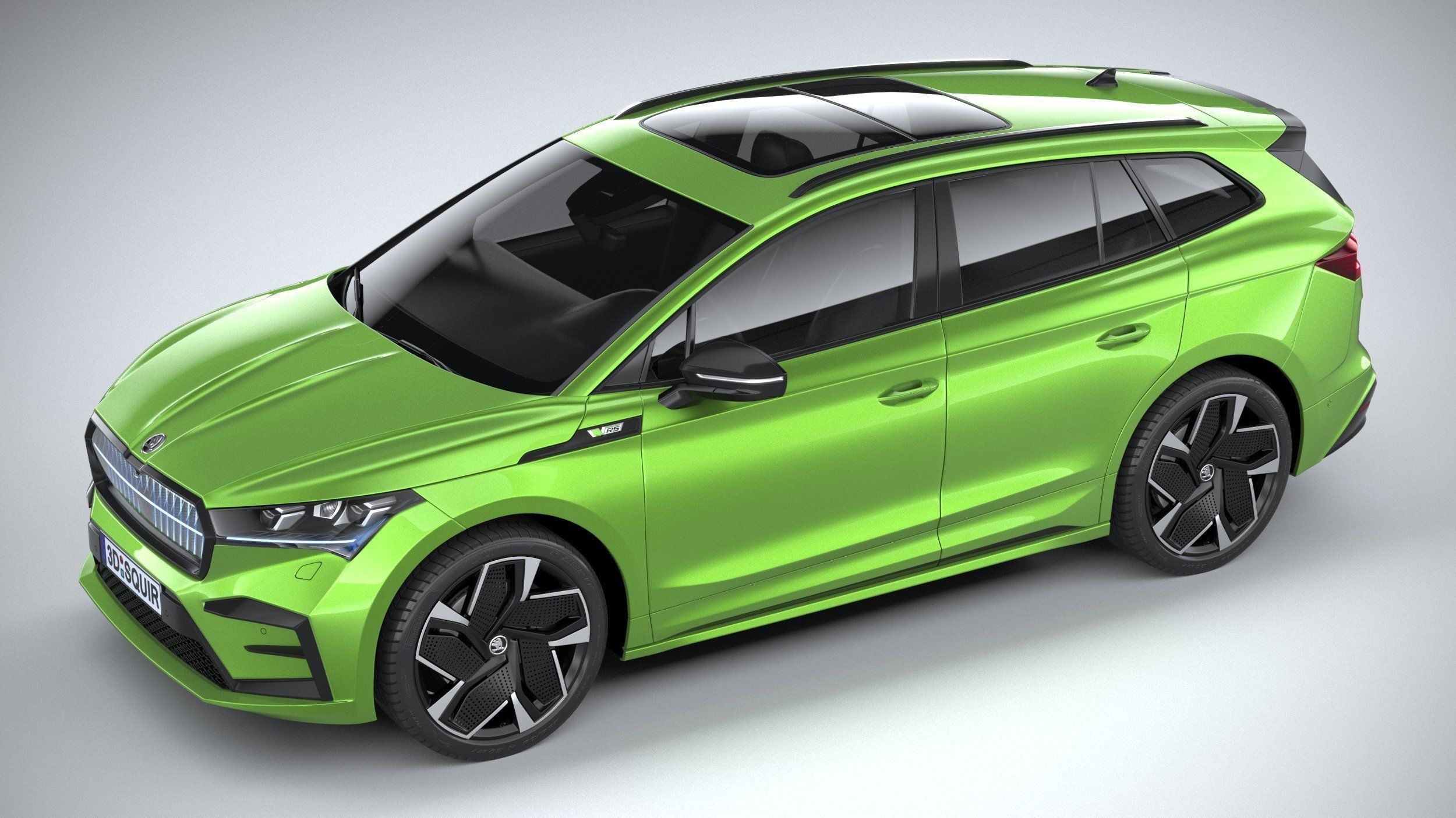 Skoda Enyaq RS 2022 3D model_7