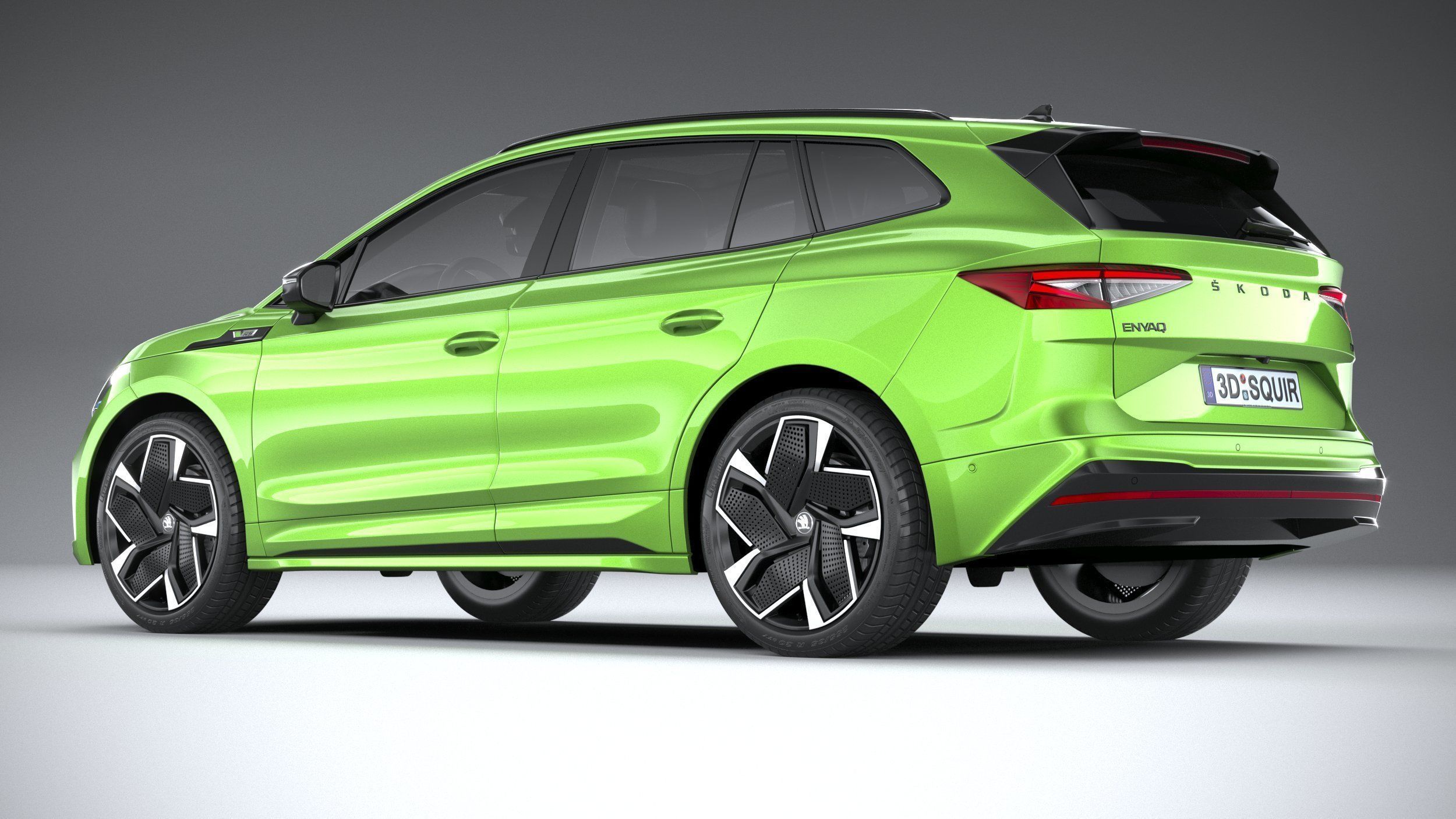 Skoda Enyaq RS 2022 3D model_5