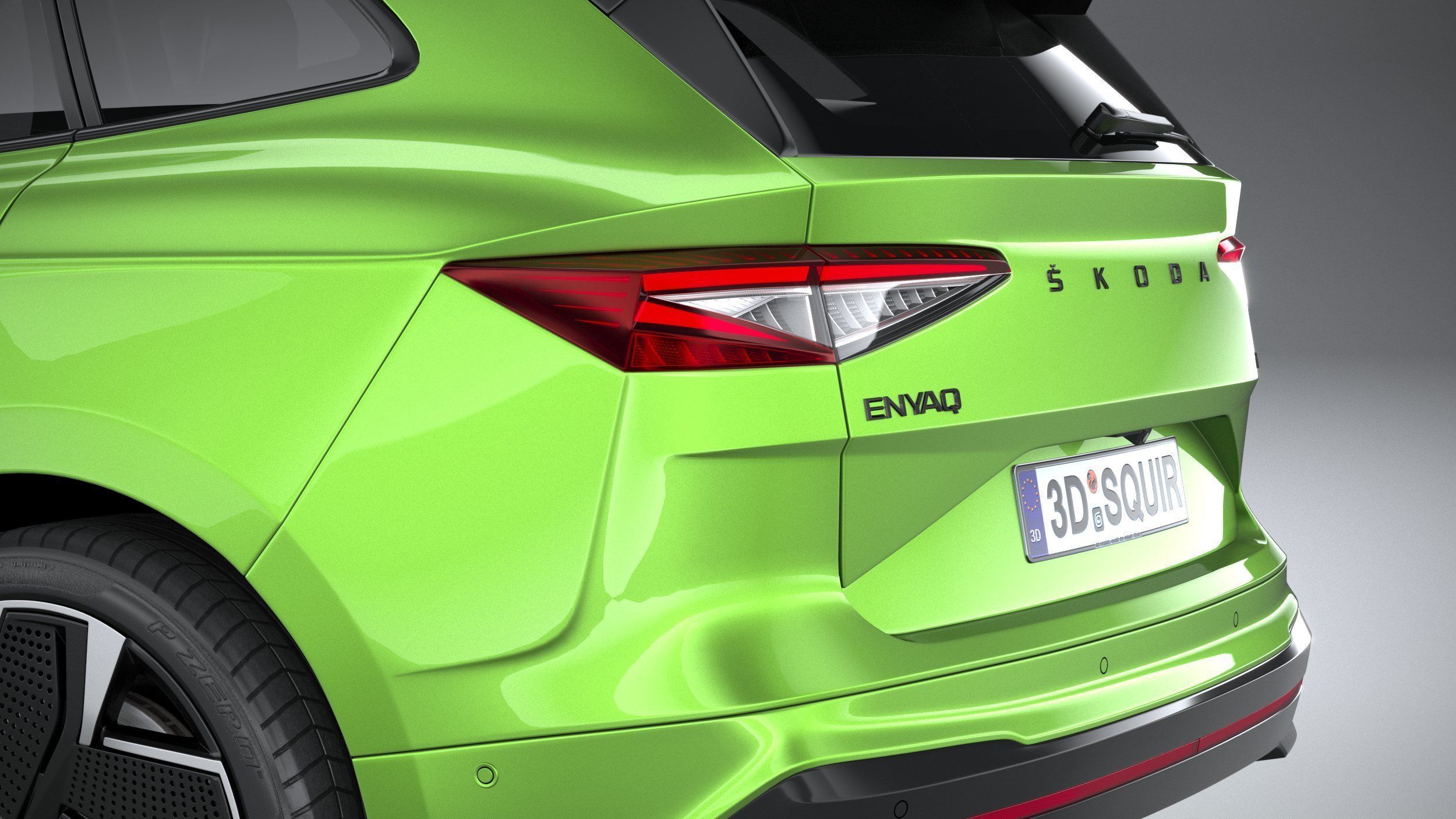 Skoda Enyaq RS 2022 3D model_6