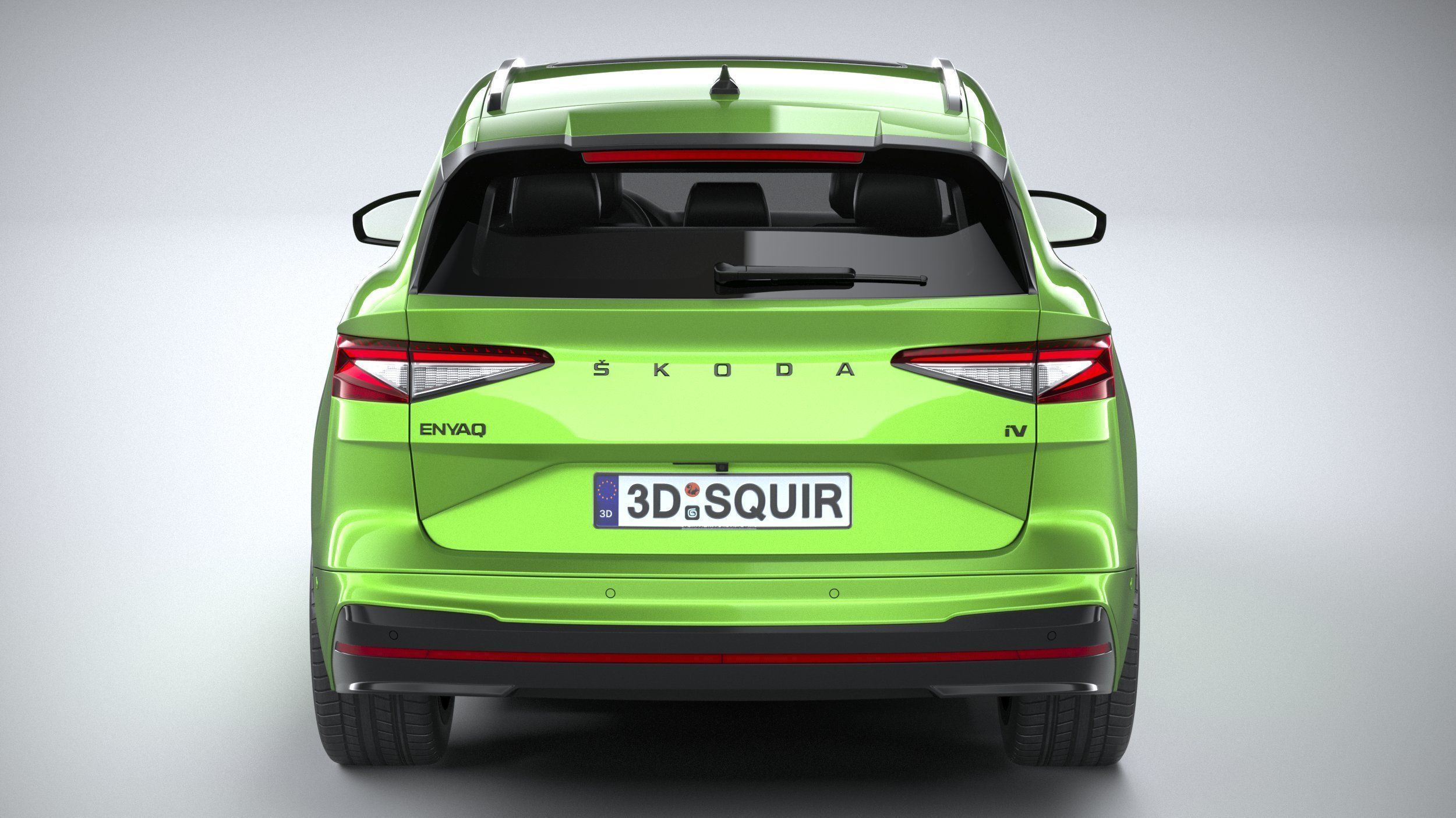 Skoda Enyaq RS 2022 3D model_4