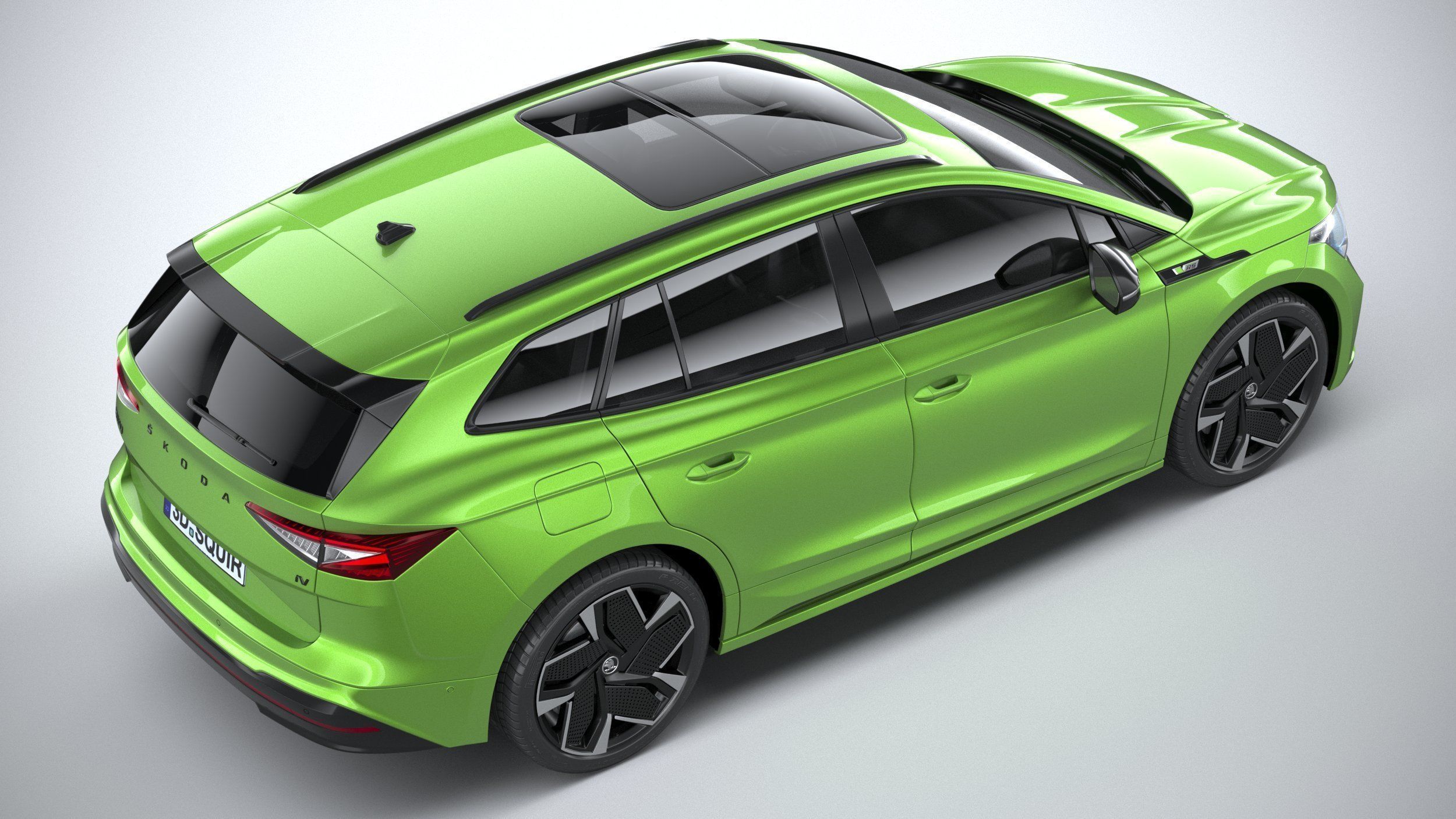 Skoda Enyaq RS 2022 3D model_10