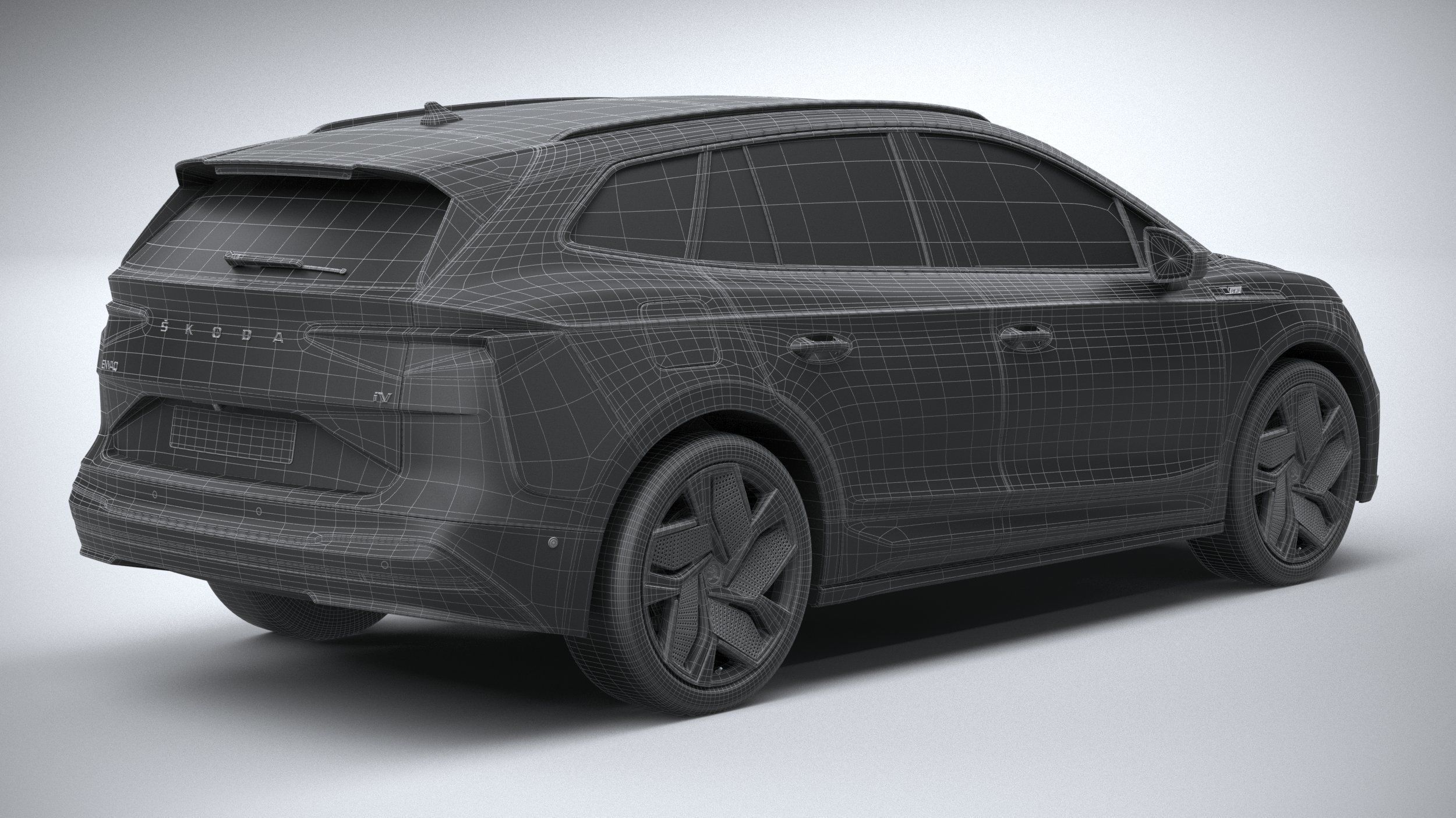 Skoda Enyaq RS 2022 3D model_29