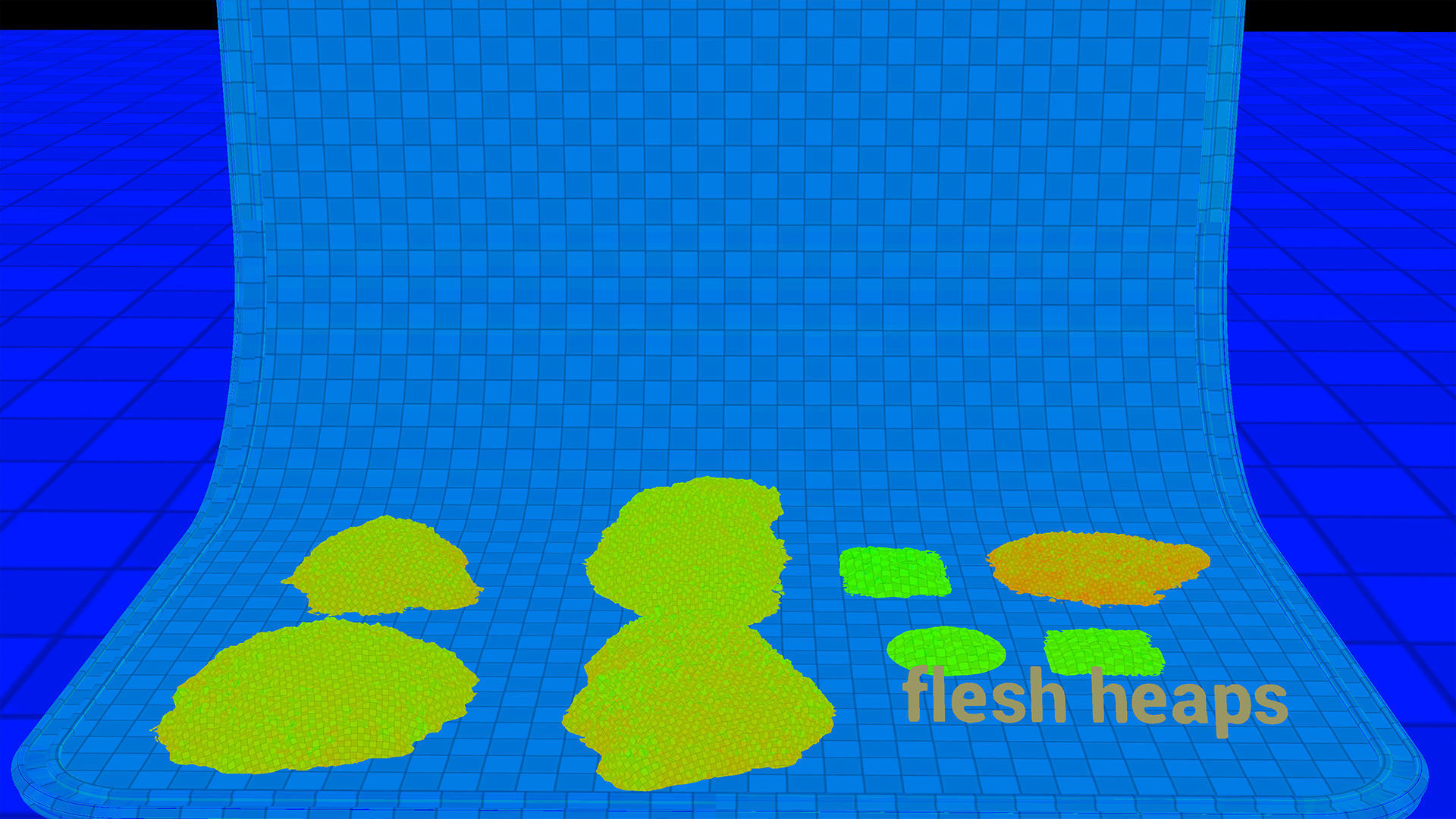 Mega body and bones parts with skulls collection Low-poly 3D model_47