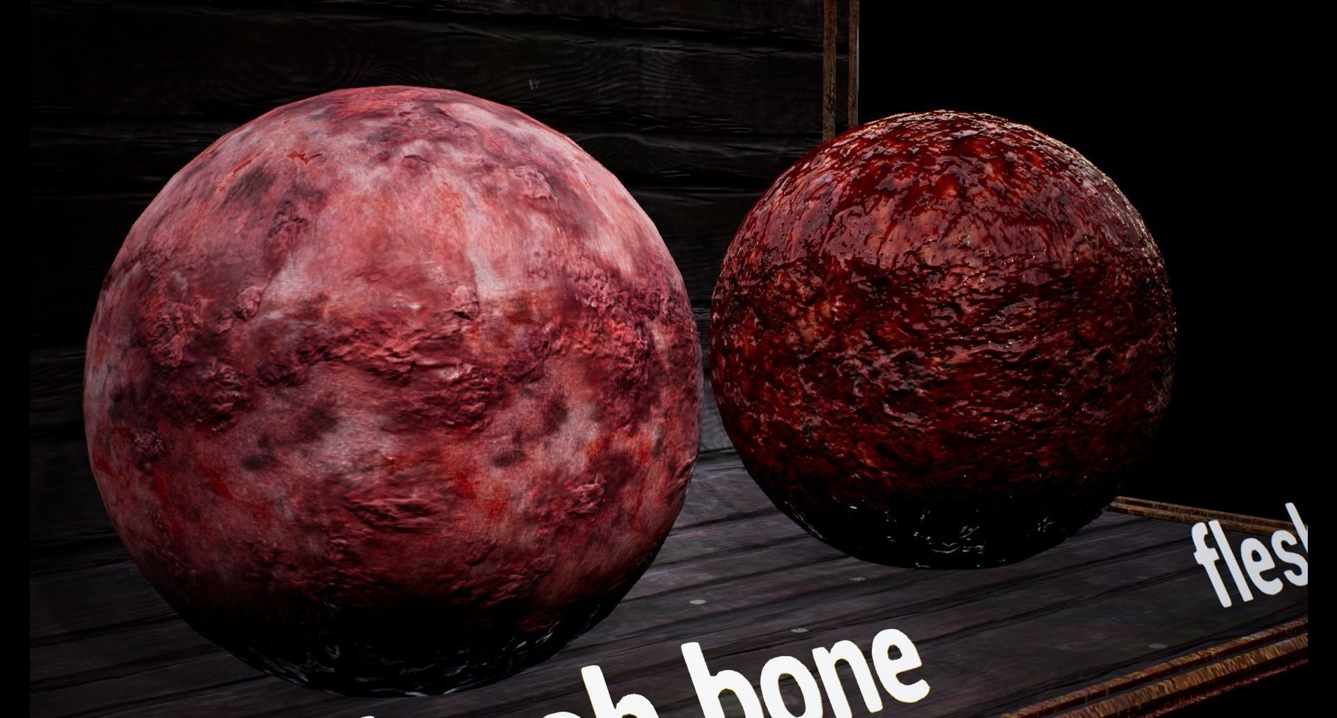 Mega body and bones parts with skulls collection Low-poly 3D model_33