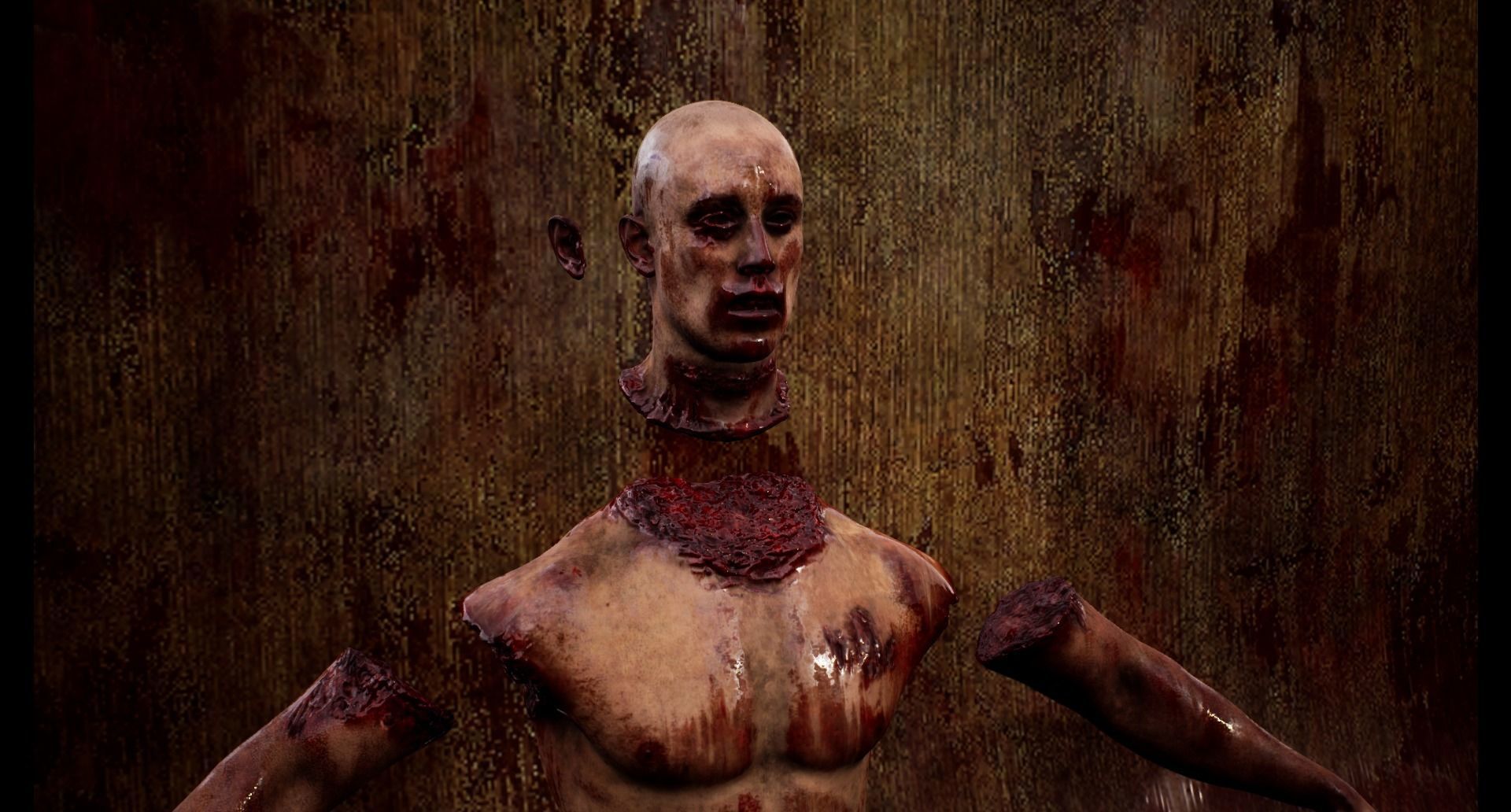 Mega body and bones parts with skulls collection Low-poly 3D model_36