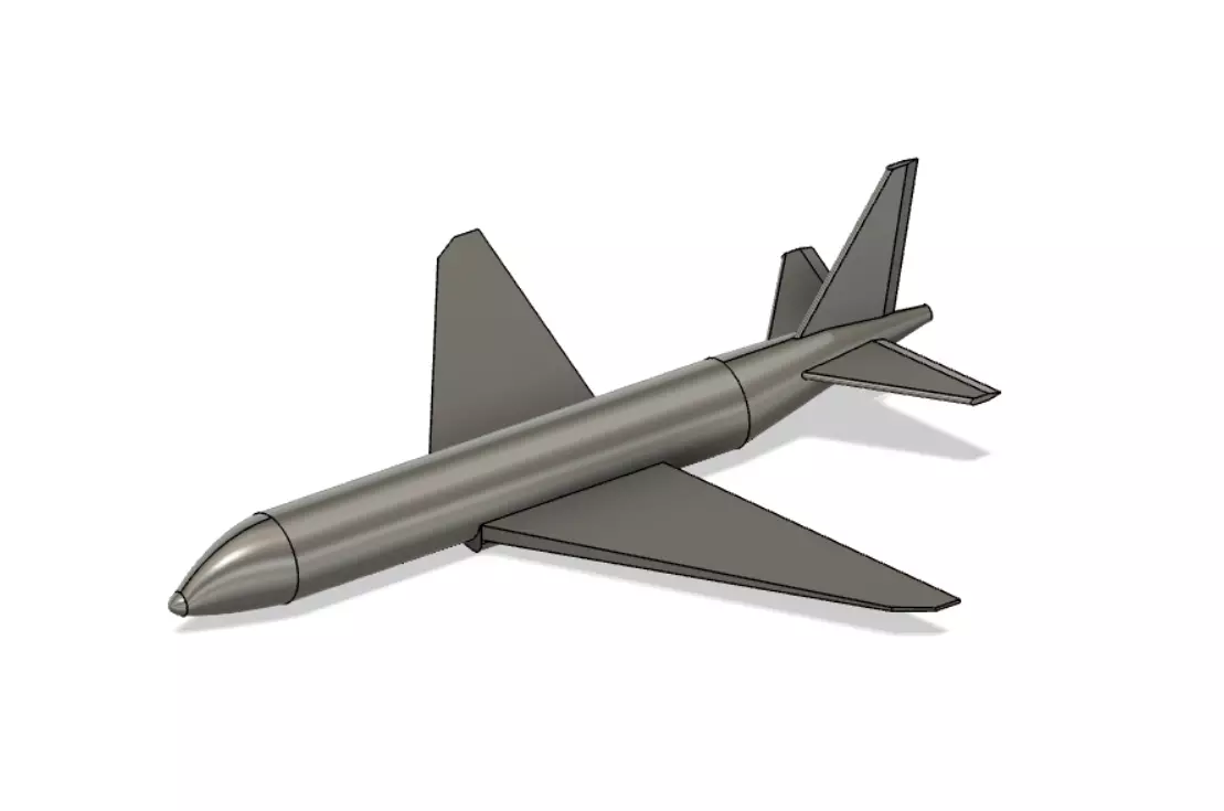 Basic Aircraft V1 3D print model