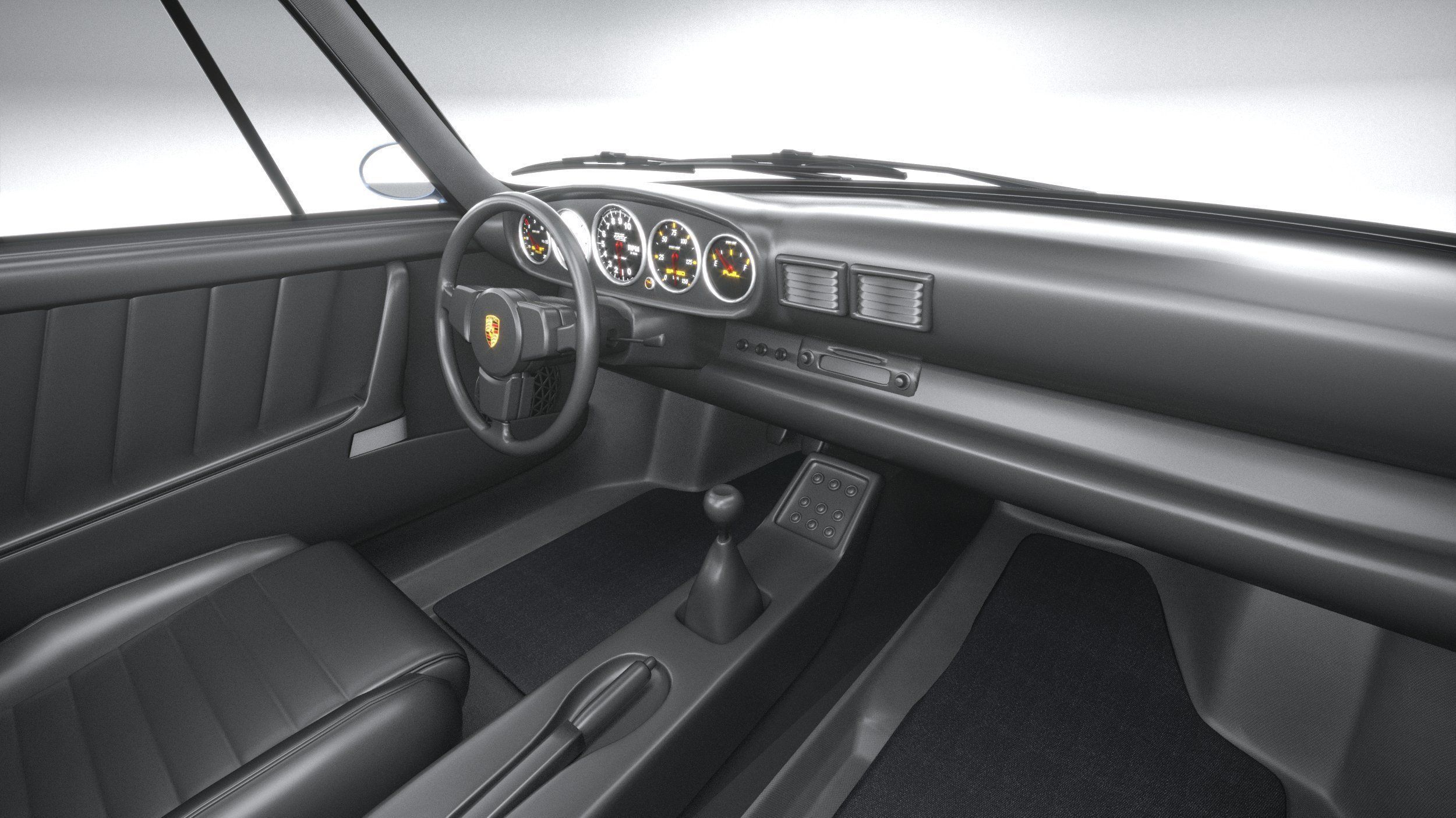 Porsche 911 964 Cabrio 1993 3D model_26