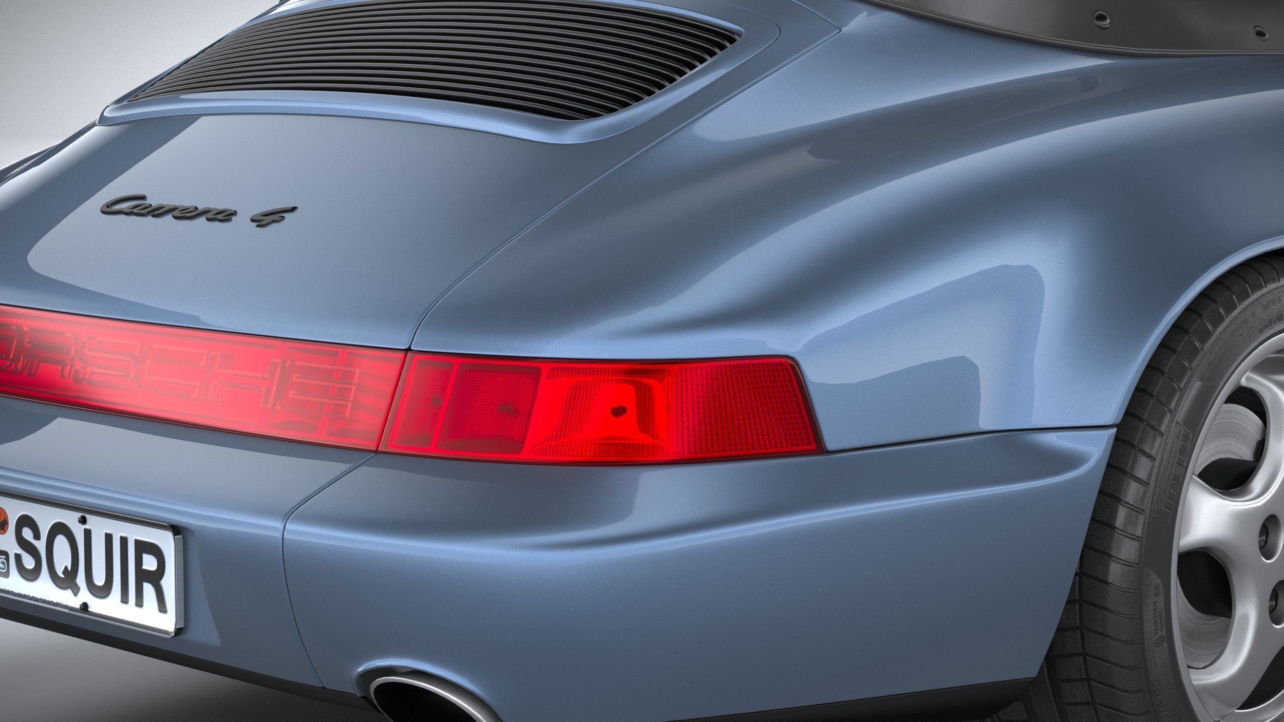 Porsche 911 964 Cabrio 1993 3D model_18