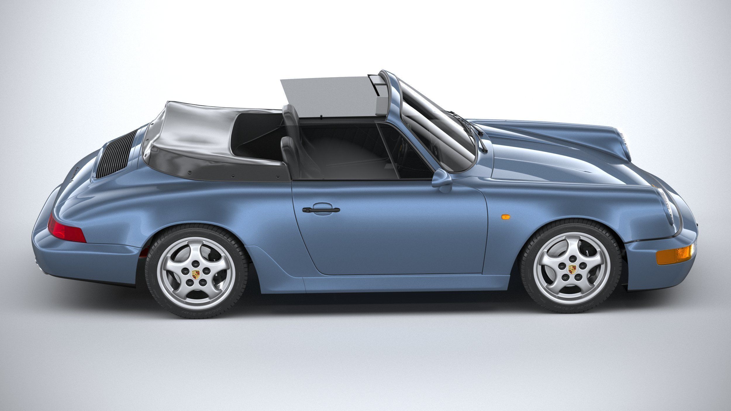 Porsche 911 964 Cabrio 1993 3D model_11