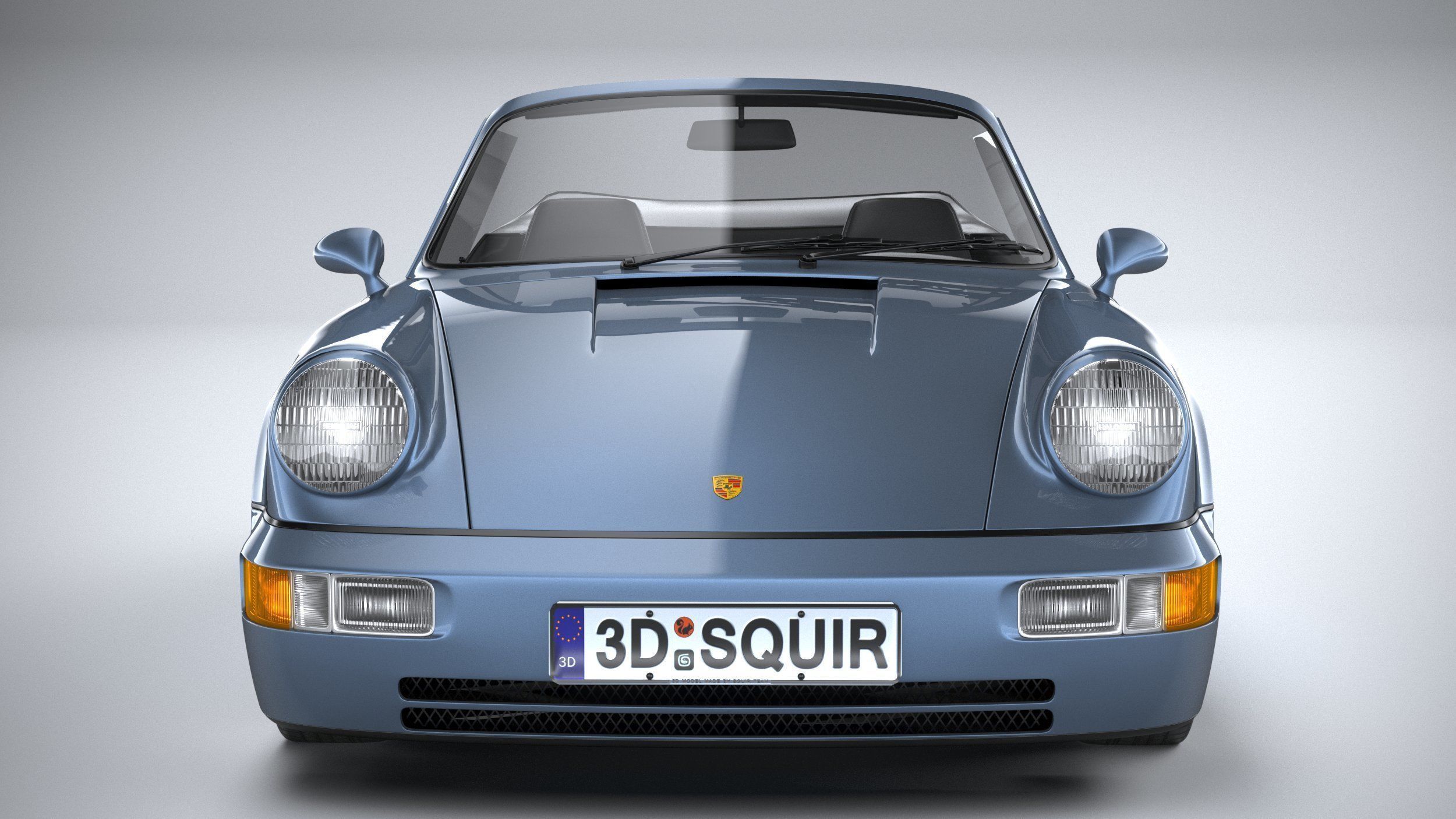 Porsche 911 964 Cabrio 1993 3D model_13