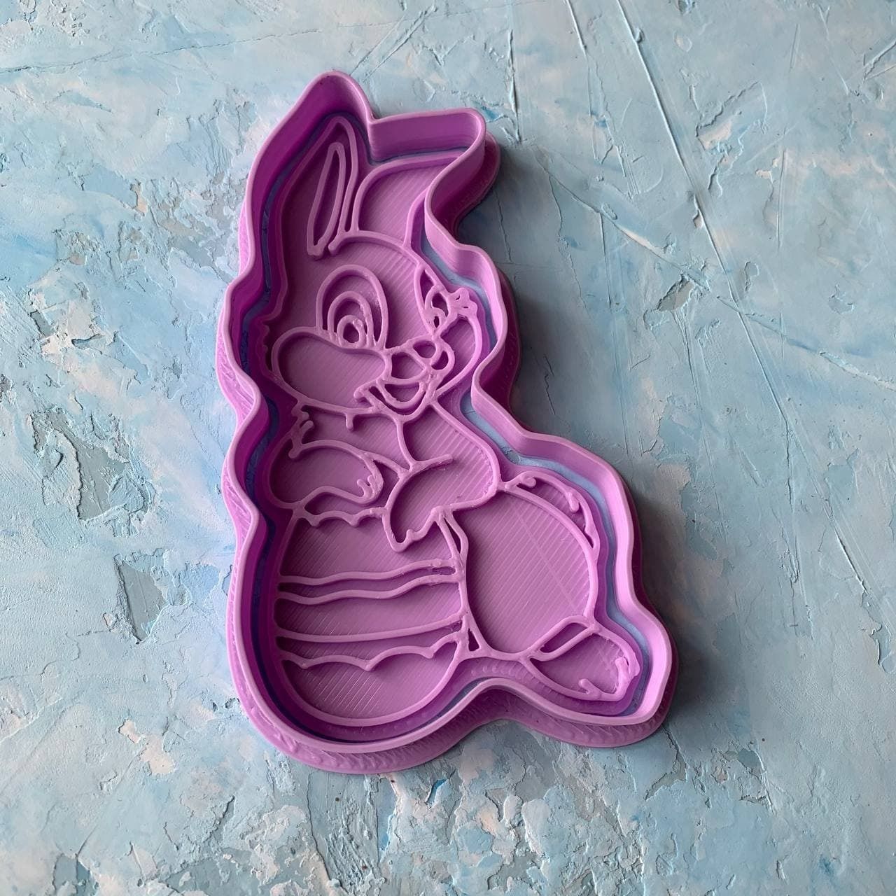 Easter bunny Cookie Cutter 3D print model_3