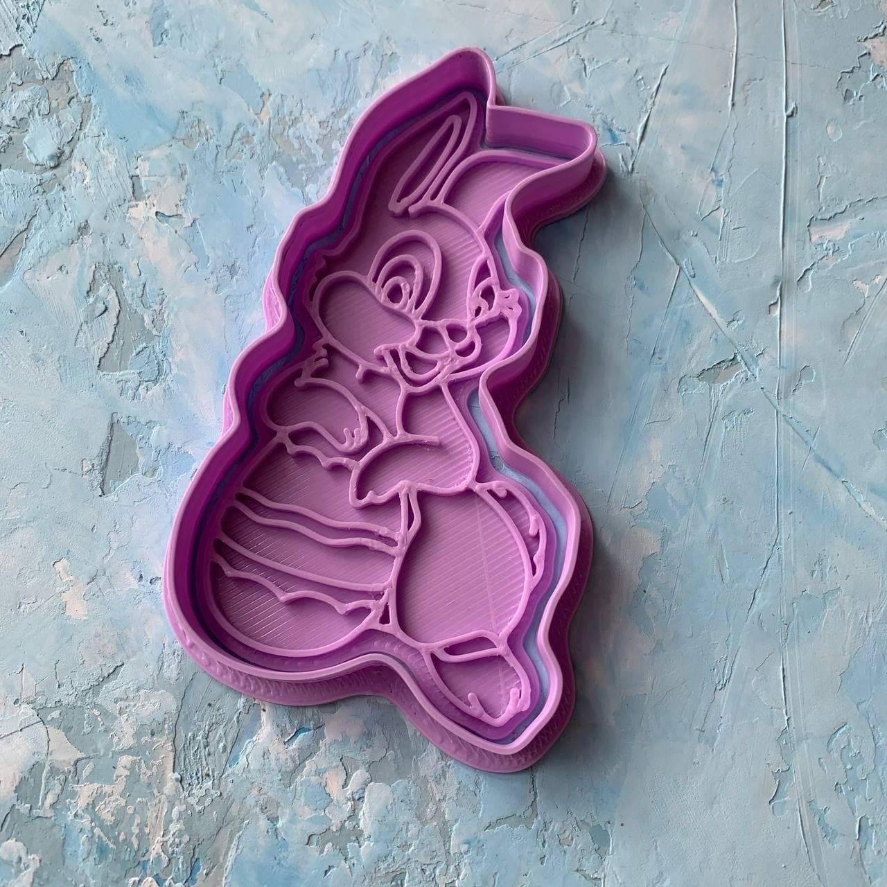 Easter bunny Cookie Cutter 3D print model_2