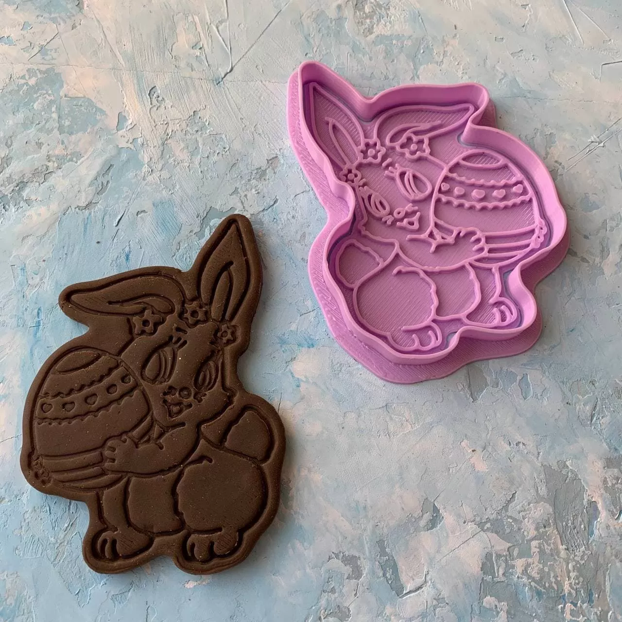 Easter bunny Cookie Cutter 3D print model