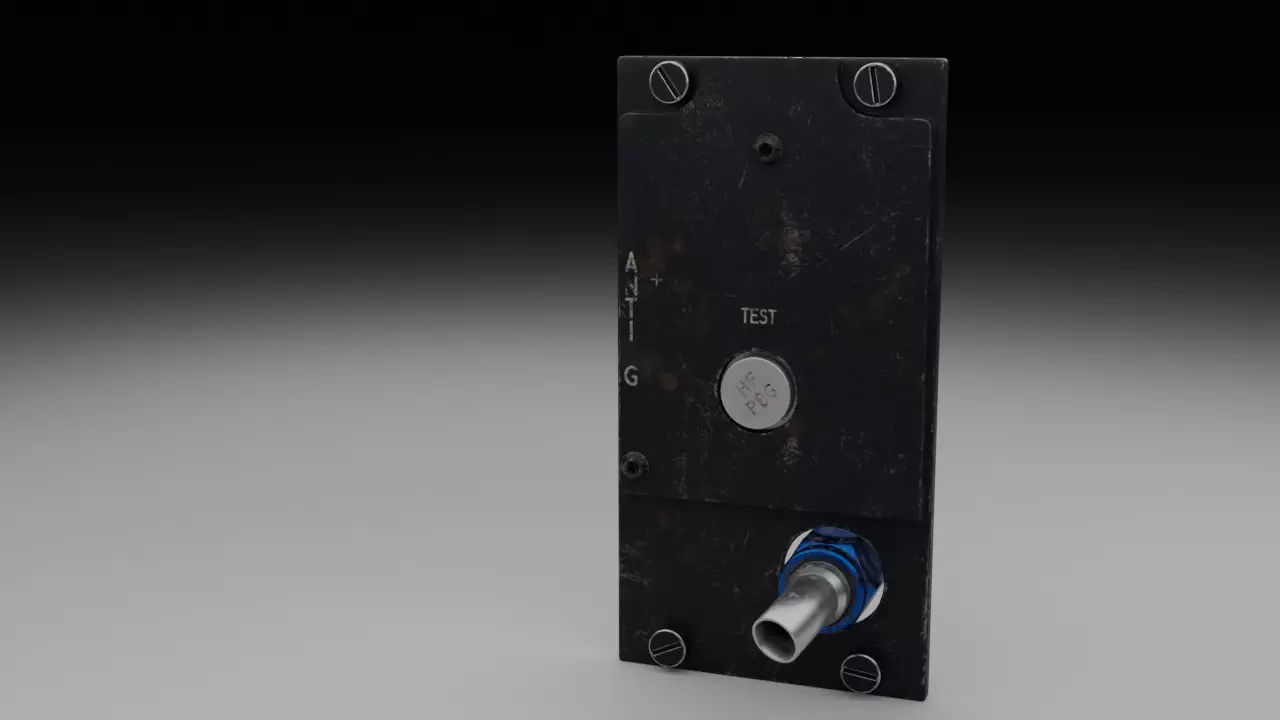 F16 ANTI G Panel 3D model