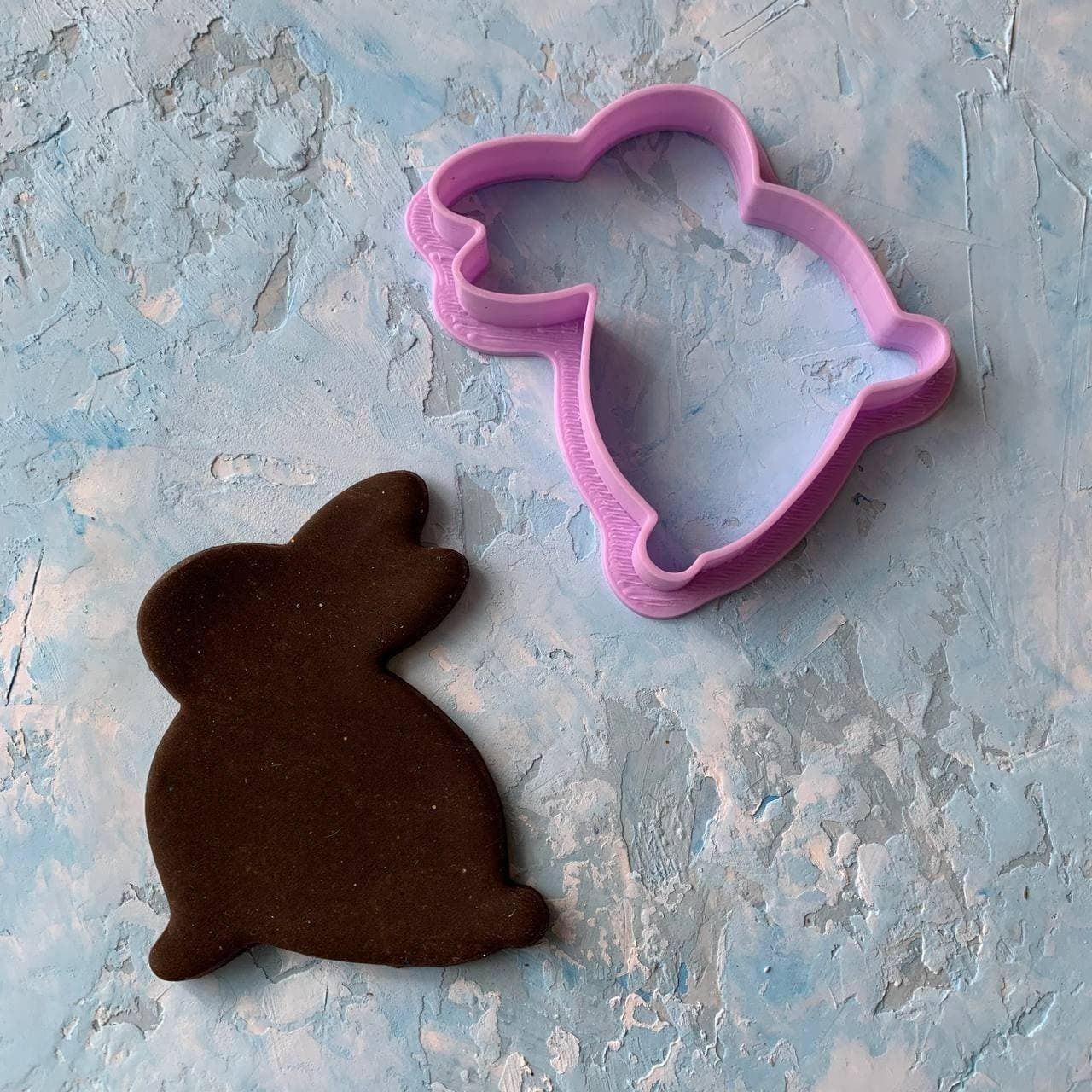 Easter bunny Cookie Cutter 3D print model_1