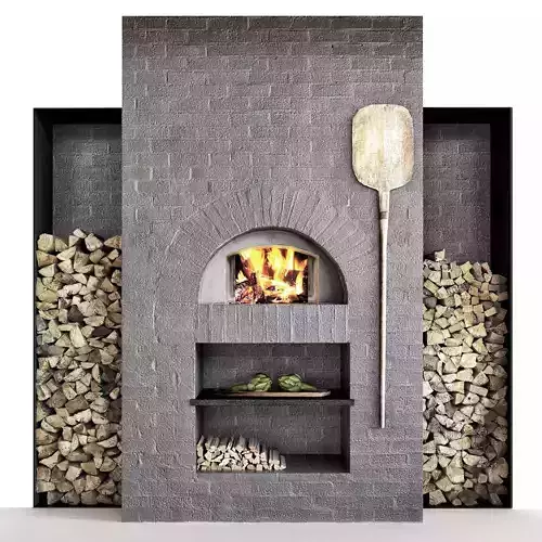 Bake hearth 3D model