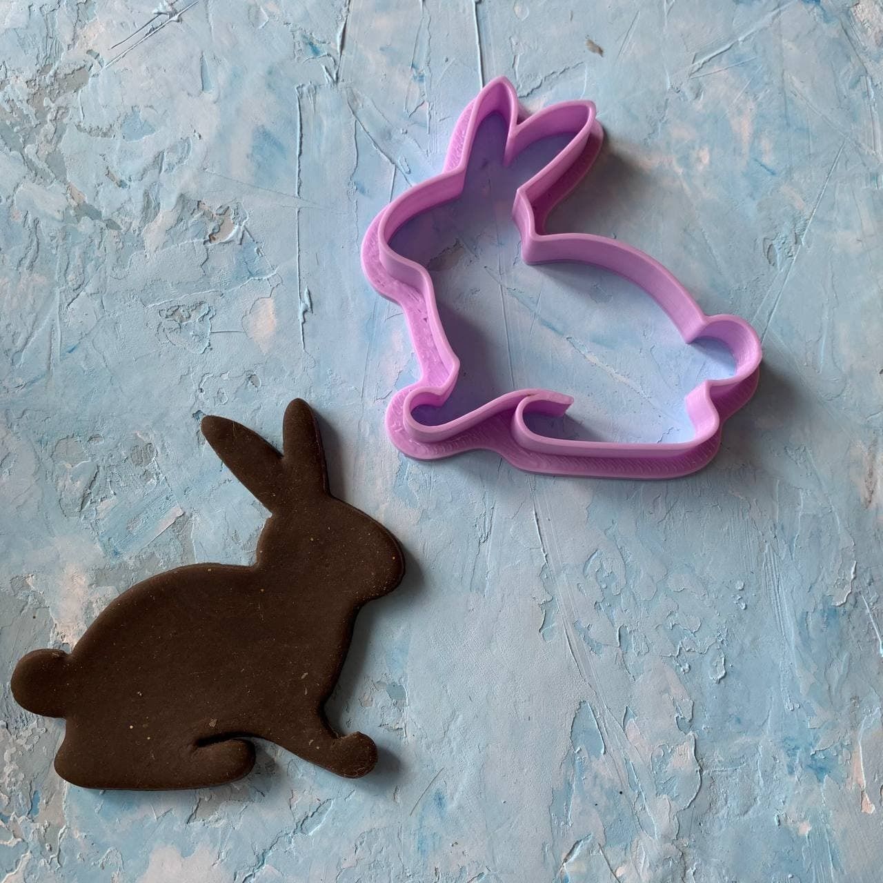 Easter bunny Cookie Cutter 3D print model_3