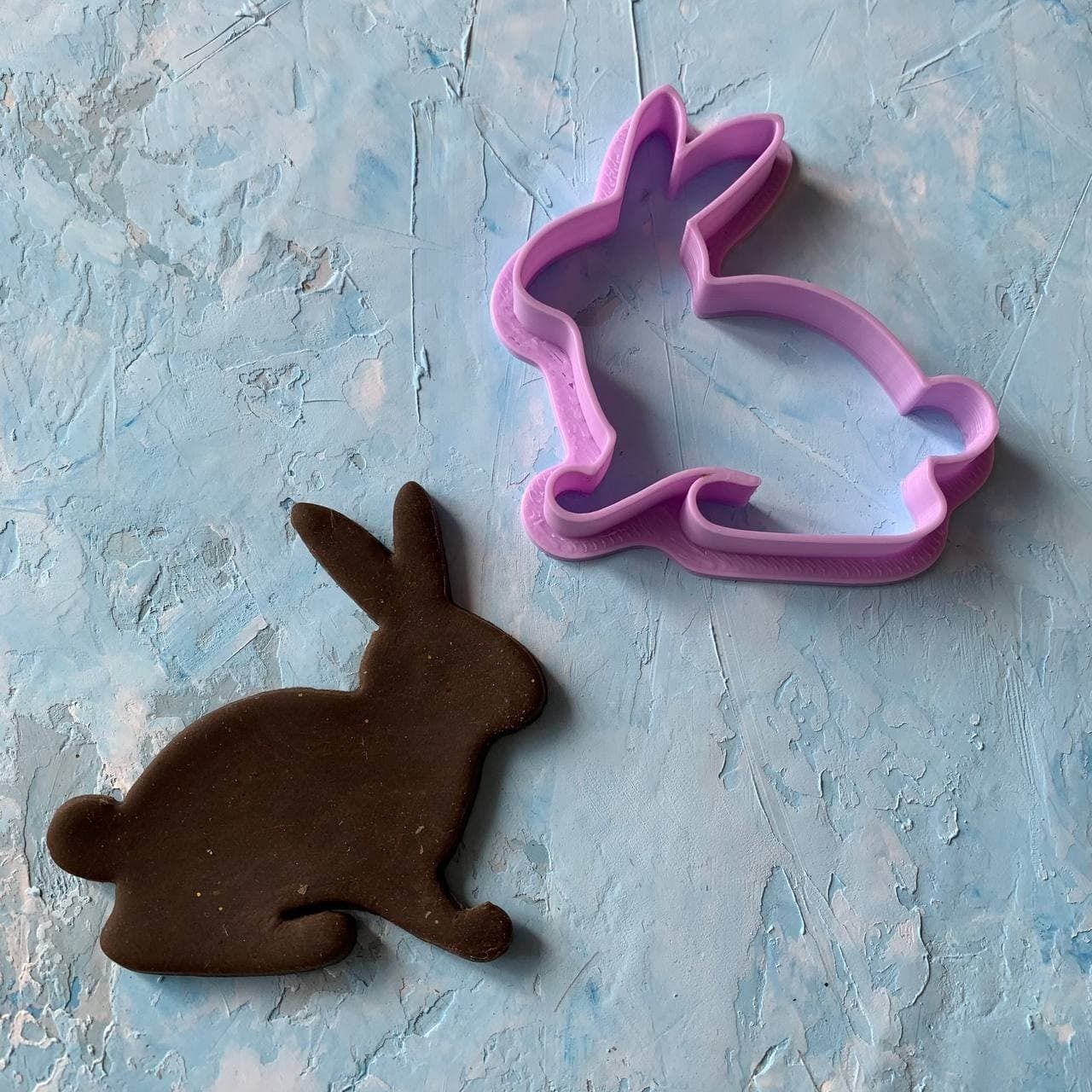 Easter bunny Cookie Cutter 3D print model_4